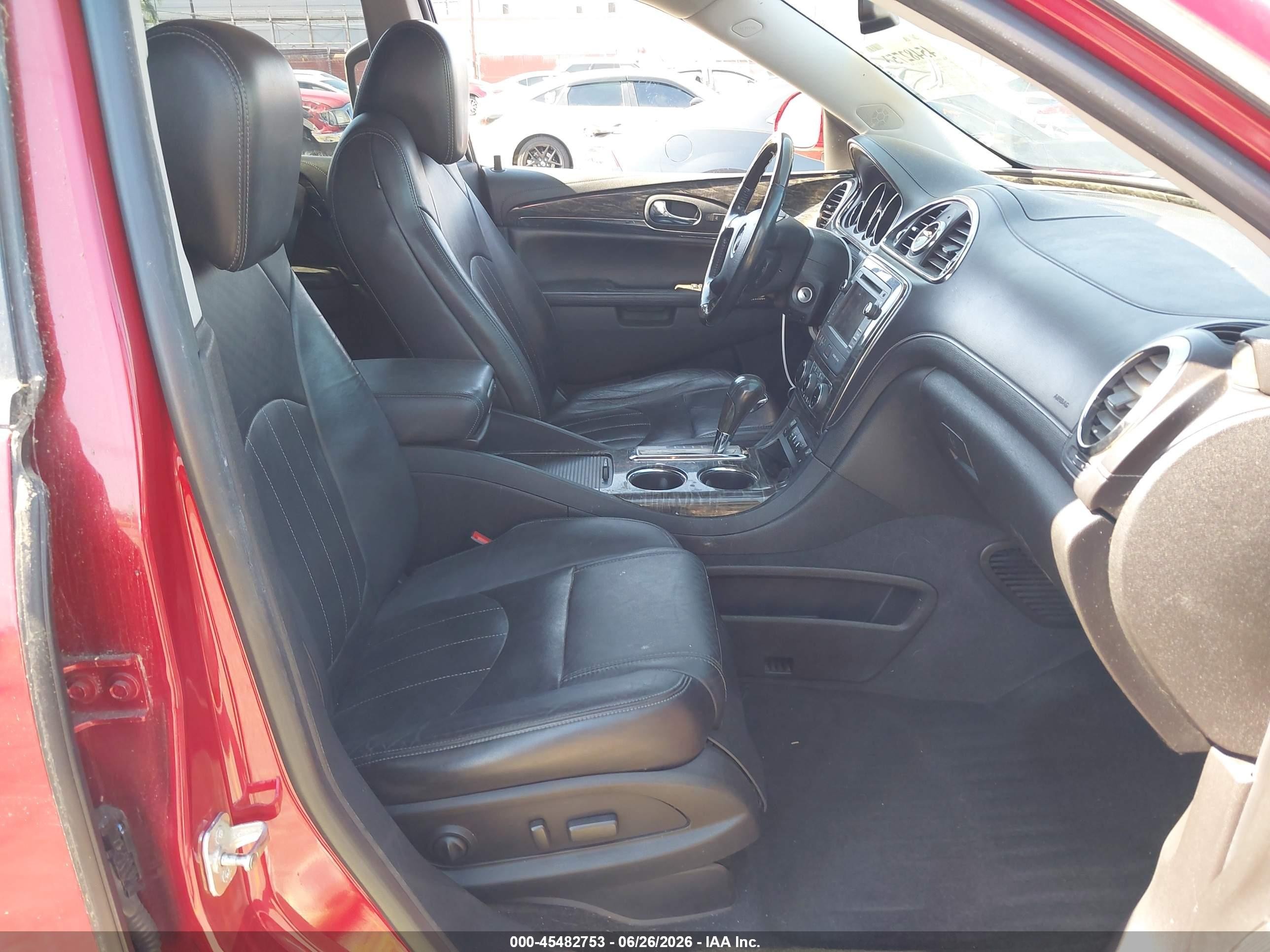 2013 Buick Enclave Leather Red vin: 5GAKVCKD7DJ268346