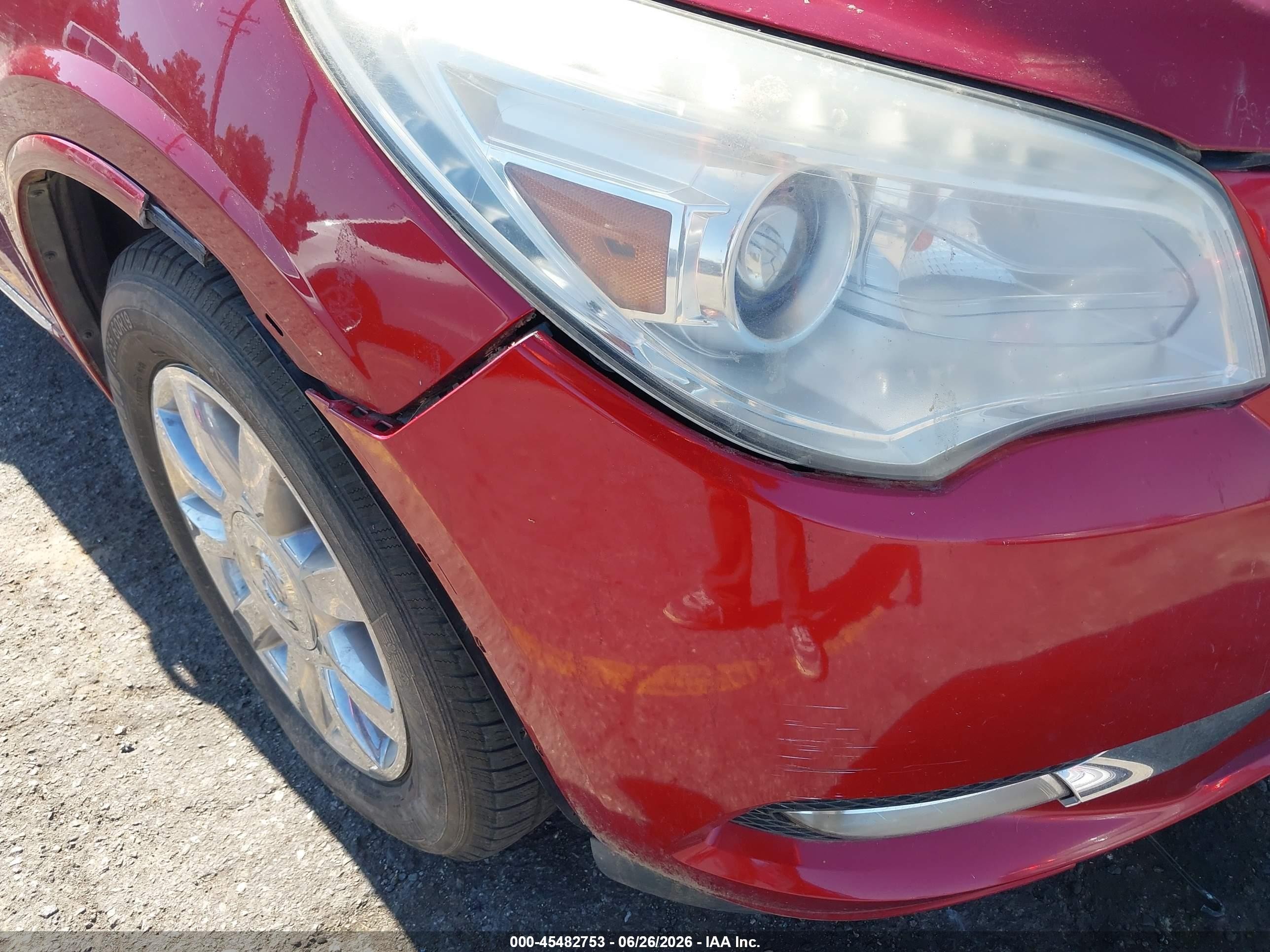 2013 Buick Enclave Leather Red vin: 5GAKVCKD7DJ268346