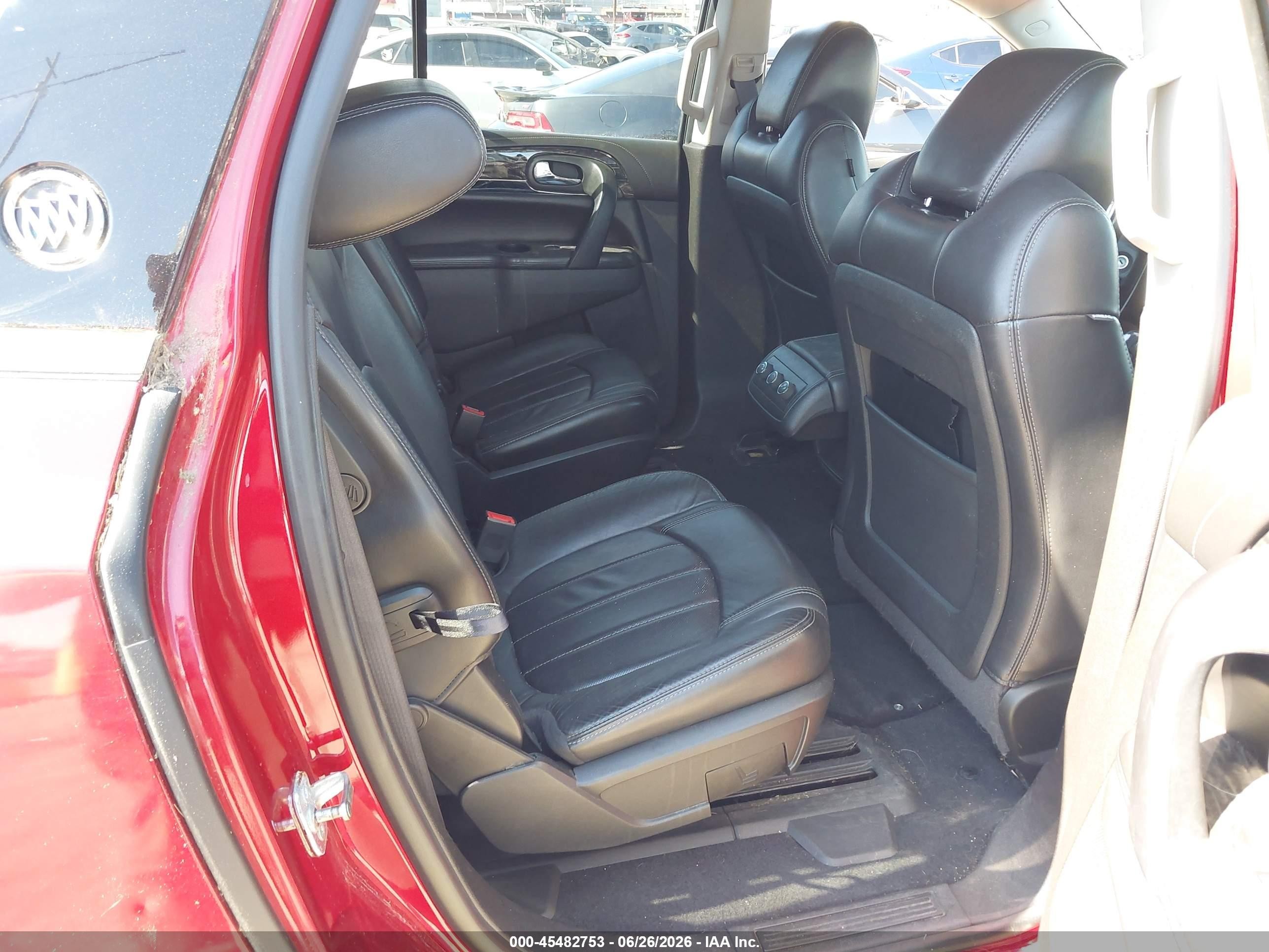 2013 Buick Enclave Leather Red vin: 5GAKVCKD7DJ268346