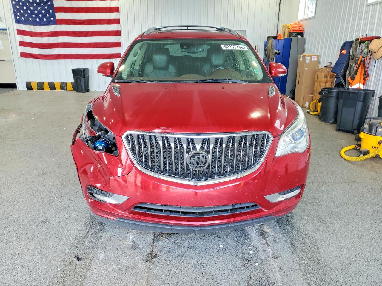 2014 Buick Enclave Красный vin: 5GAKVCKD7EJ180849
