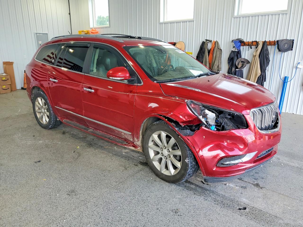 2014 Buick Enclave Красный vin: 5GAKVCKD7EJ180849