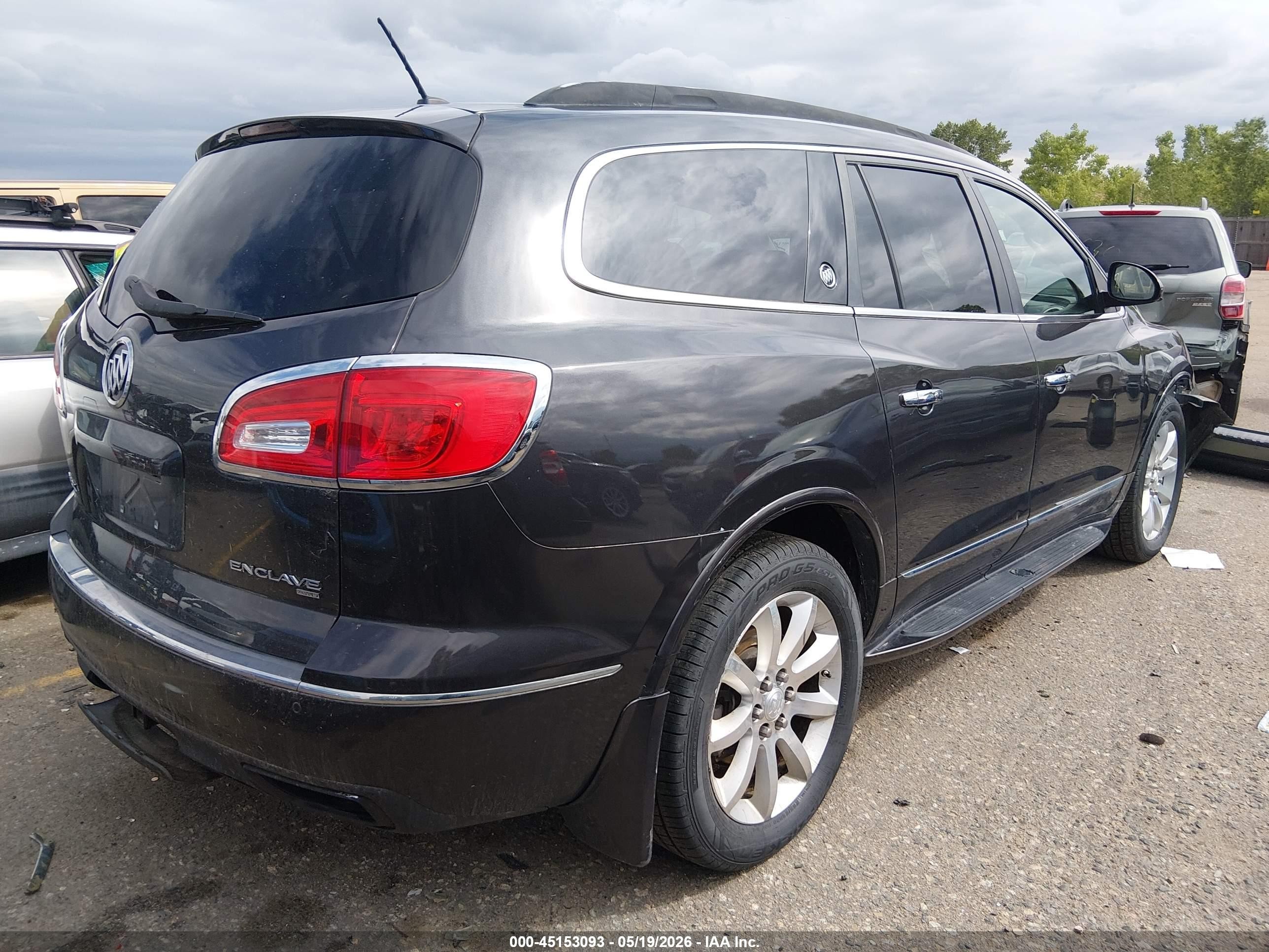 2014 Buick Enclave Premium Gray vin: 5GAKVCKD7EJ254934
