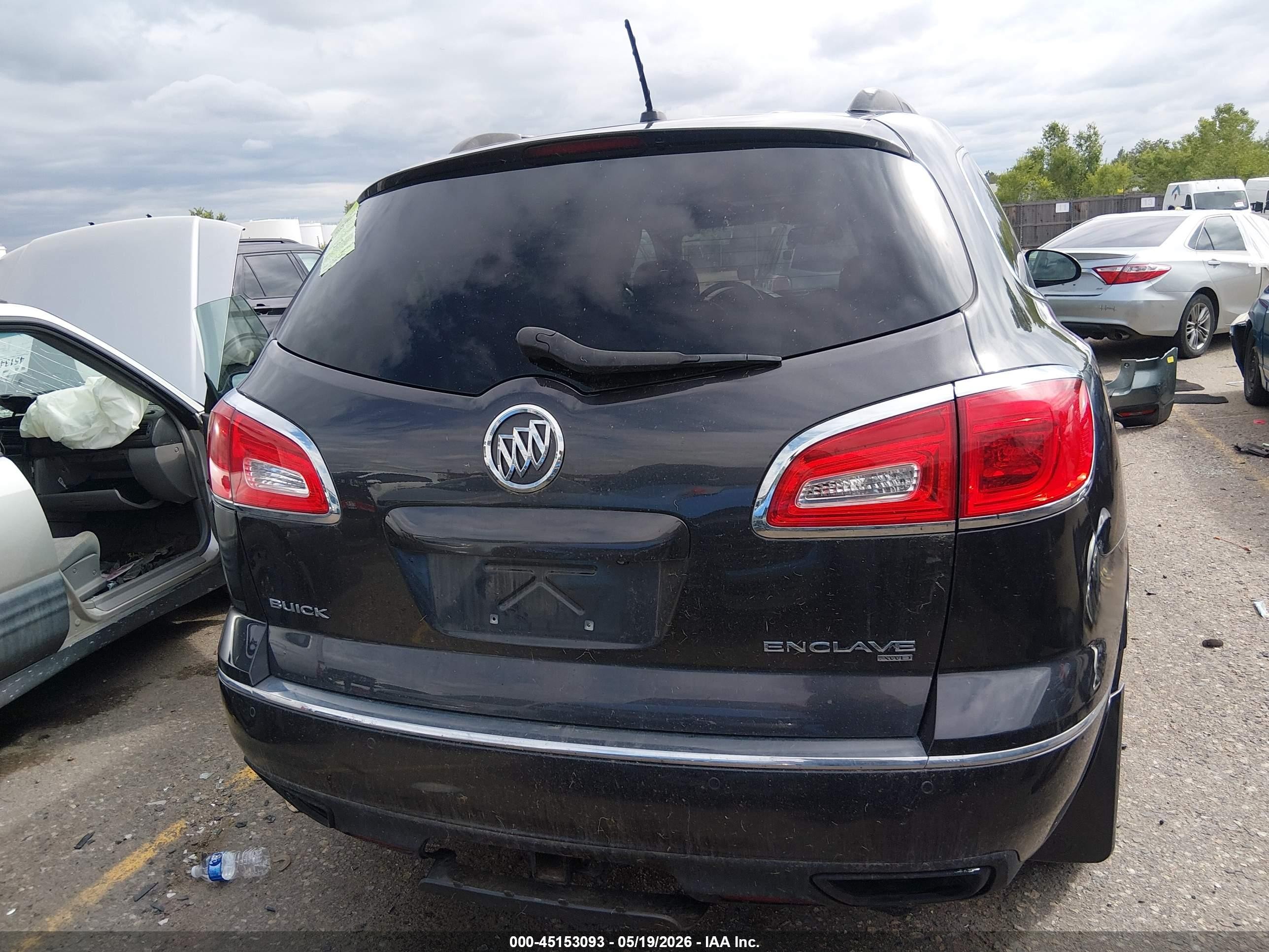 2014 Buick Enclave Premium Gray vin: 5GAKVCKD7EJ254934