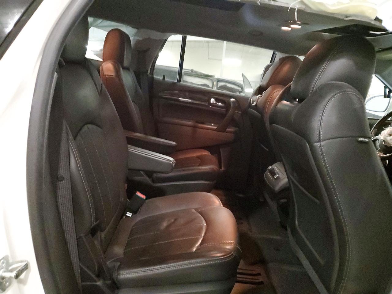 2014 Buick Enclave White vin: 5GAKVCKD7EJ296486