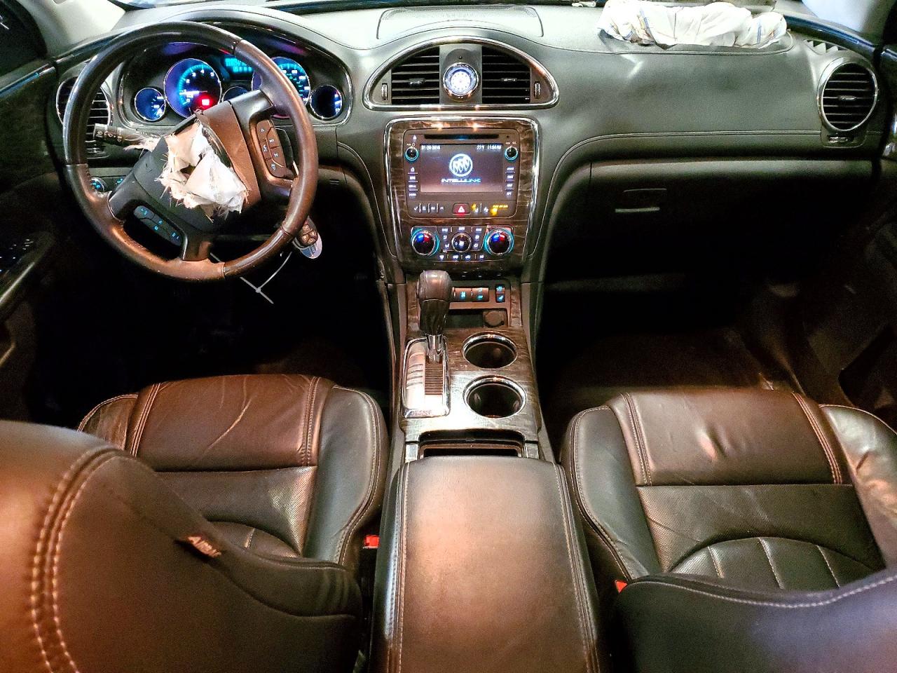 2014 Buick Enclave White vin: 5GAKVCKD7EJ296486