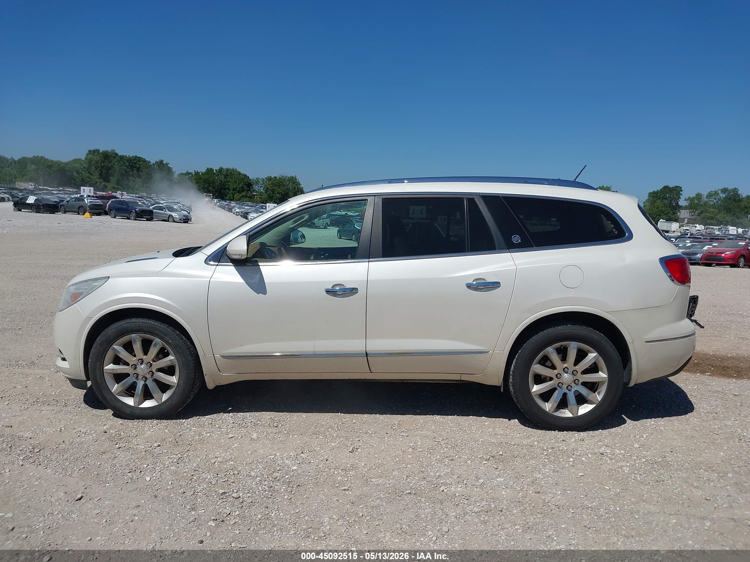 2015 Buick Enclave Premium White vin: 5GAKVCKD7FJ134018