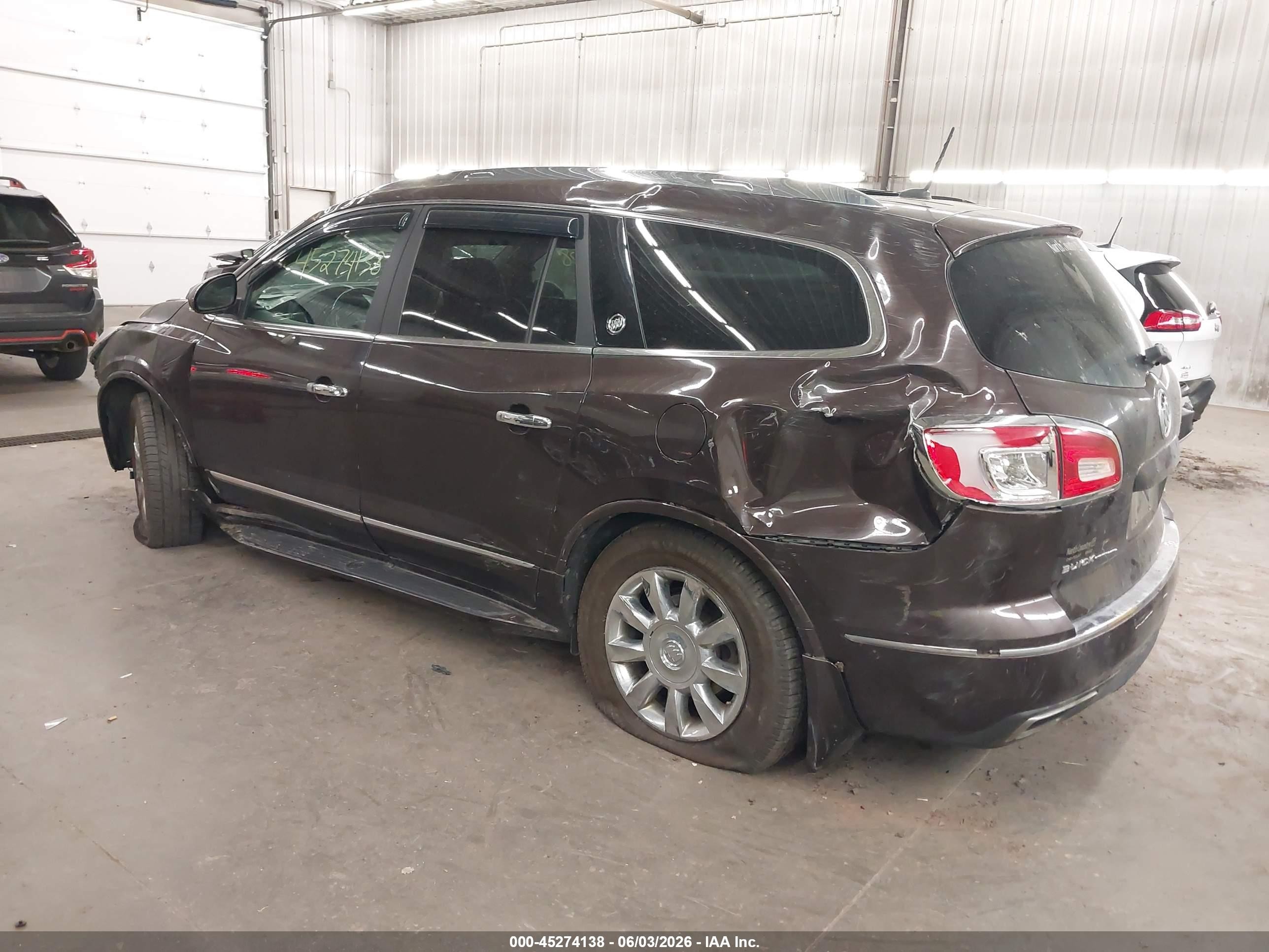 2015 Buick Enclave Premium Brown vin: 5GAKVCKD7FJ227752