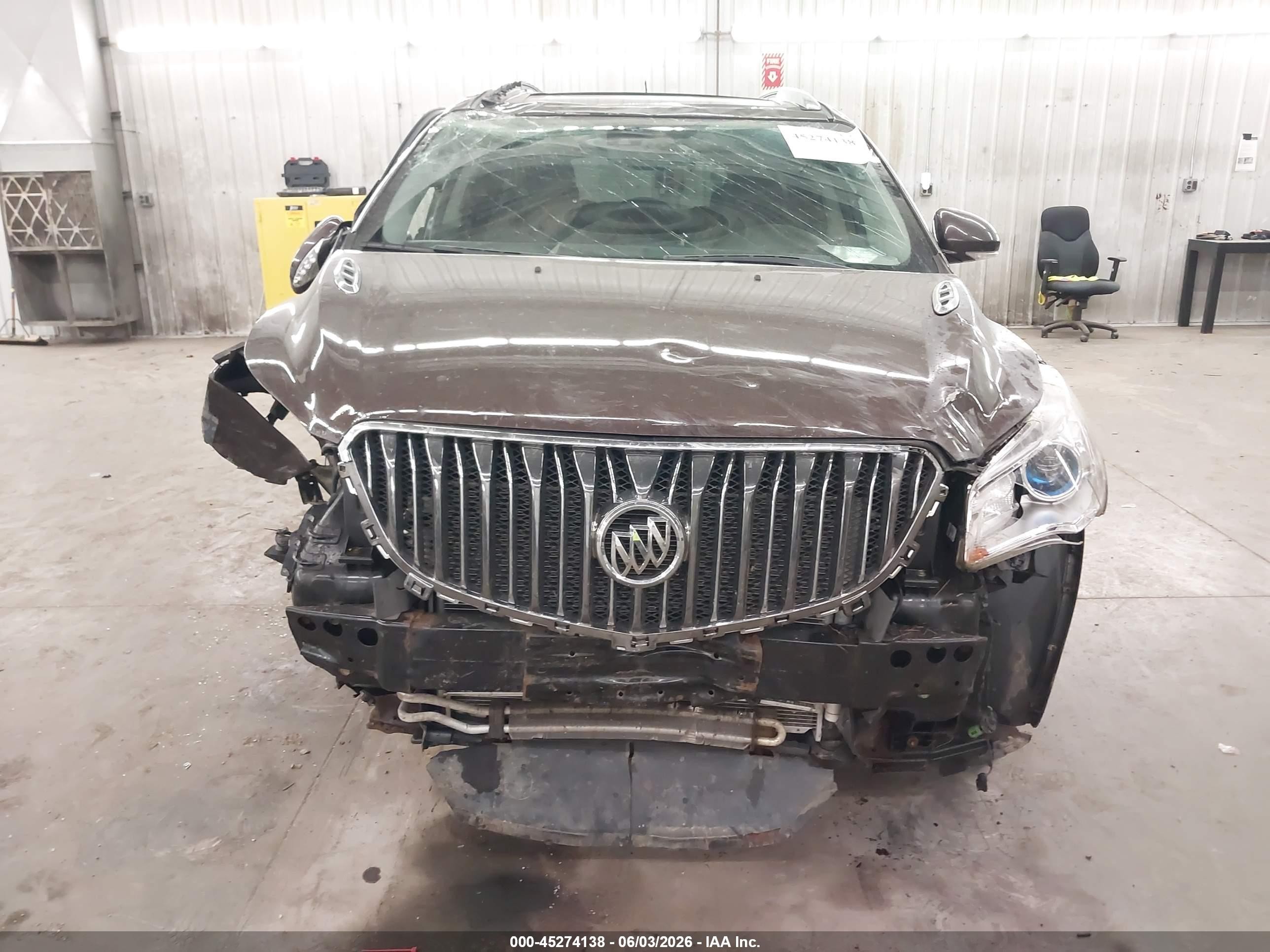 2015 Buick Enclave Premium Brown vin: 5GAKVCKD7FJ227752