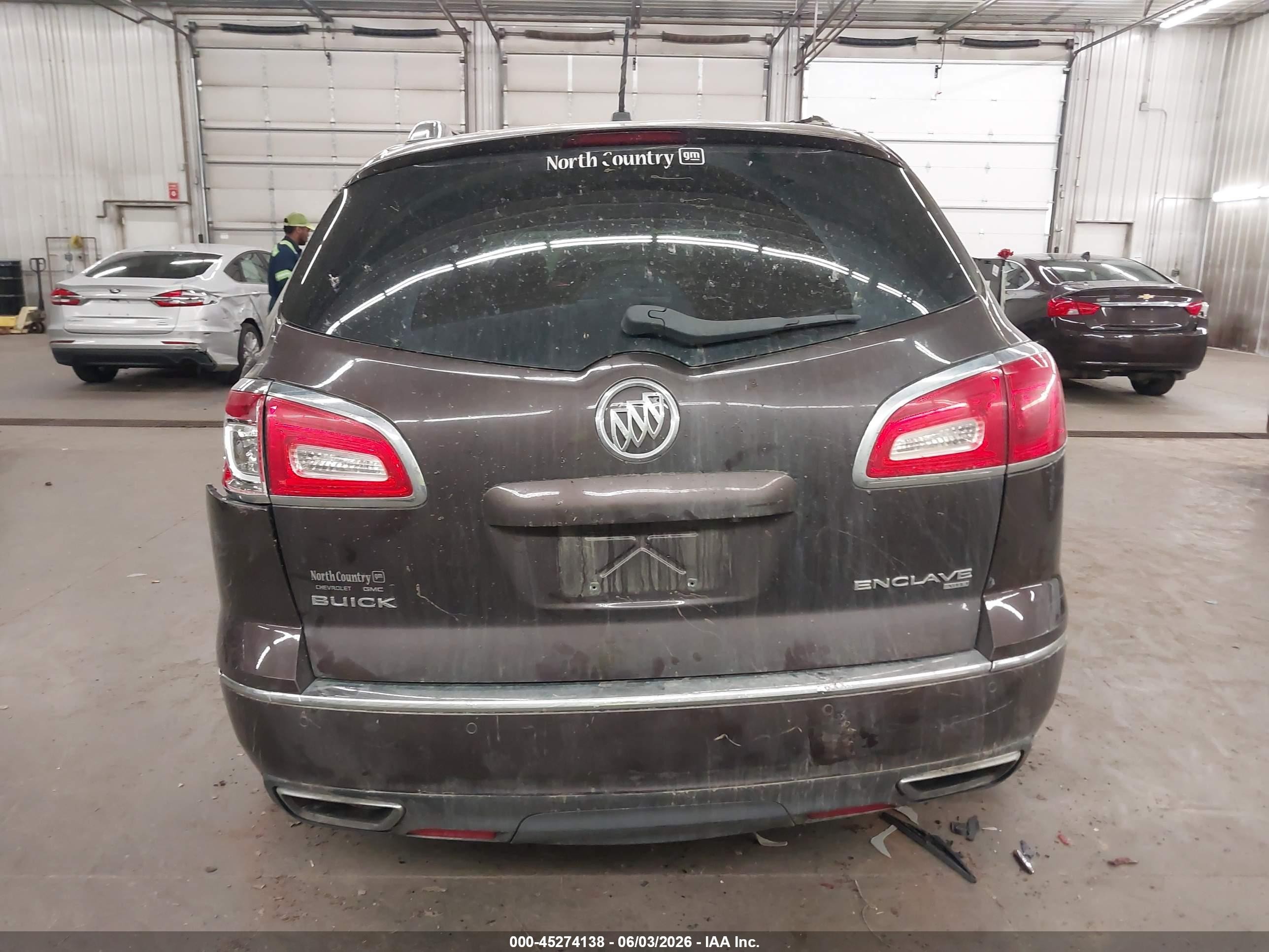2015 Buick Enclave Premium Brown vin: 5GAKVCKD7FJ227752