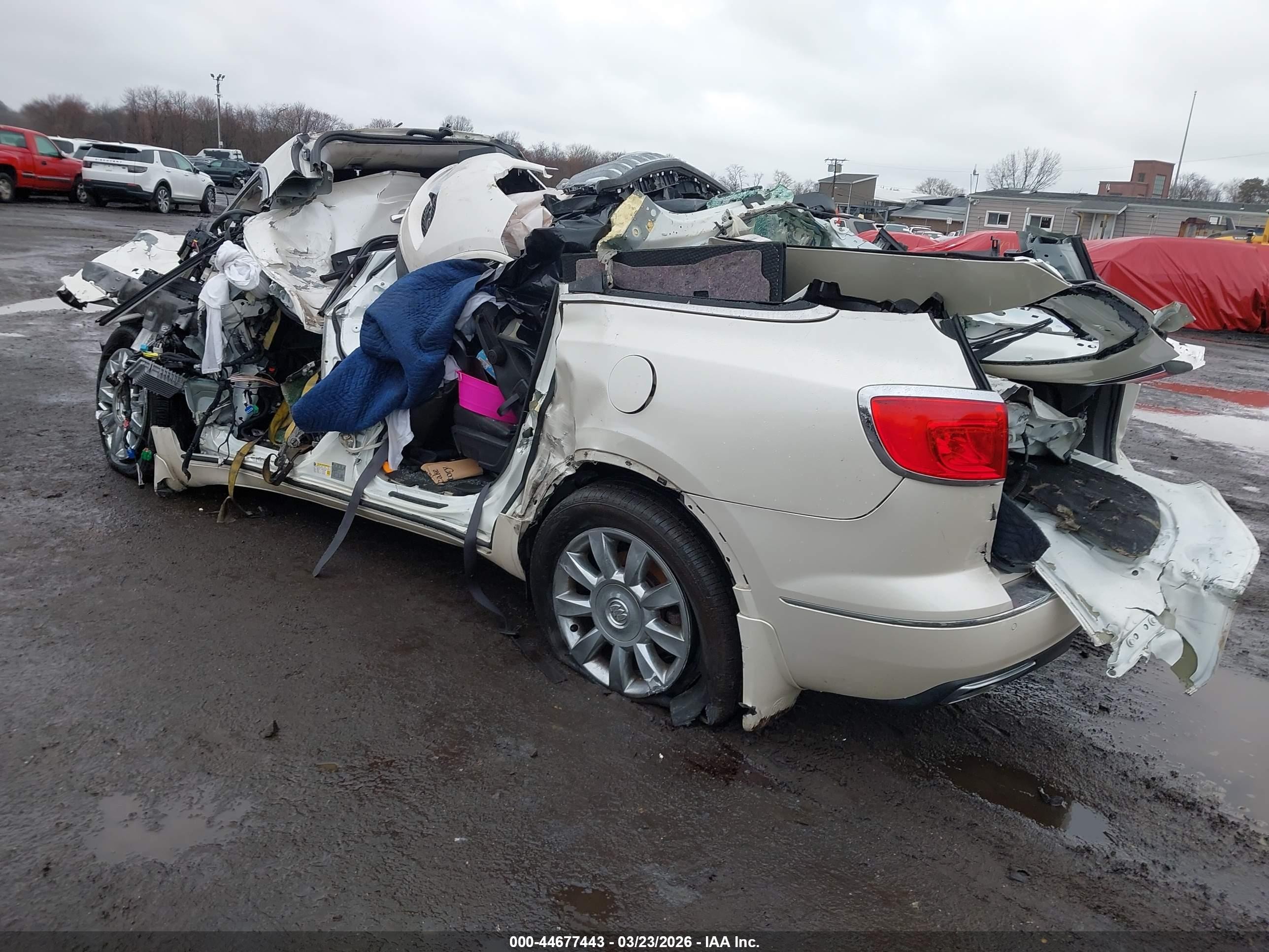 2015 Buick Enclave Premium White vin: 5GAKVCKD7FJ286767