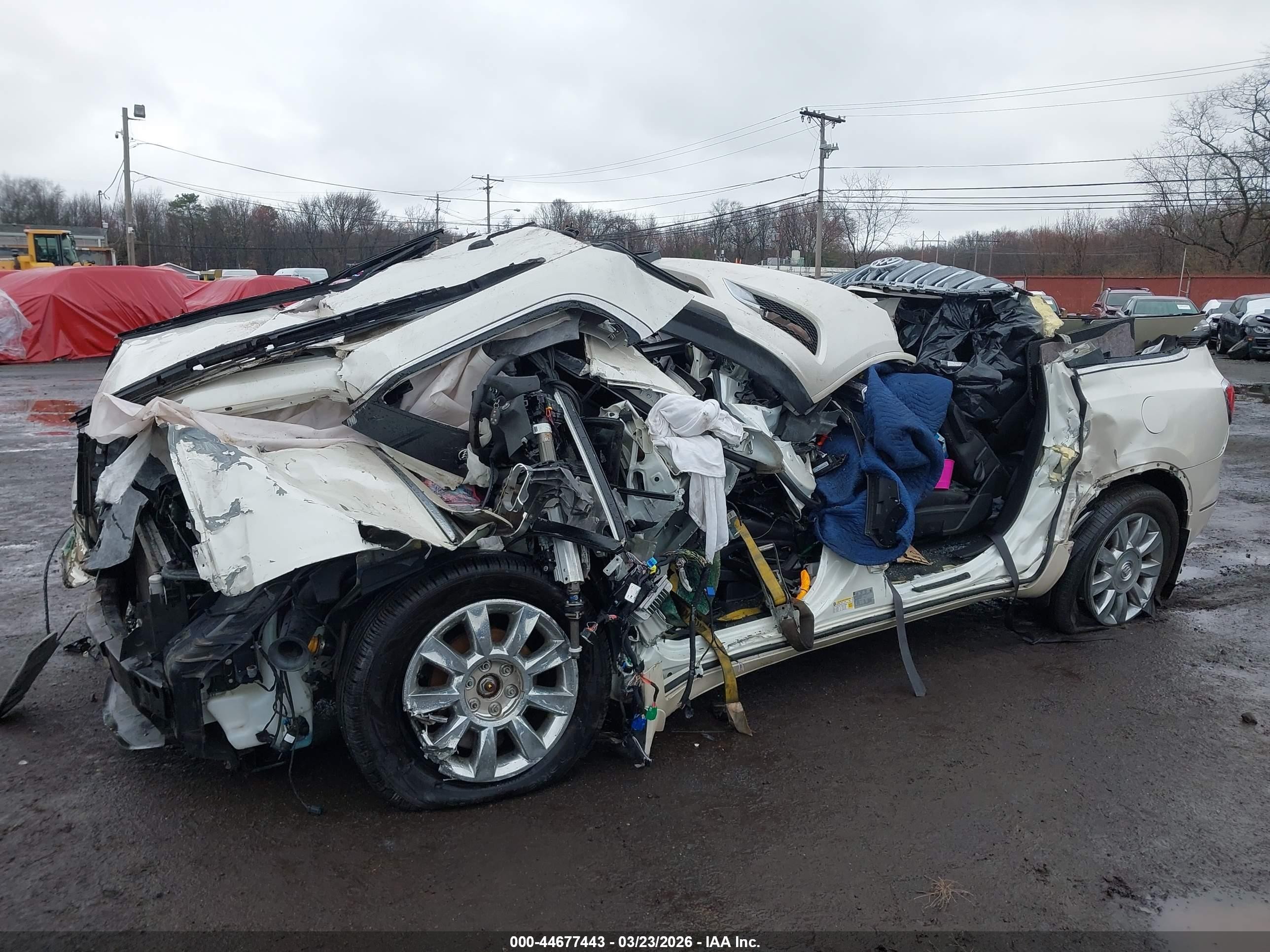2015 Buick Enclave Premium White vin: 5GAKVCKD7FJ286767