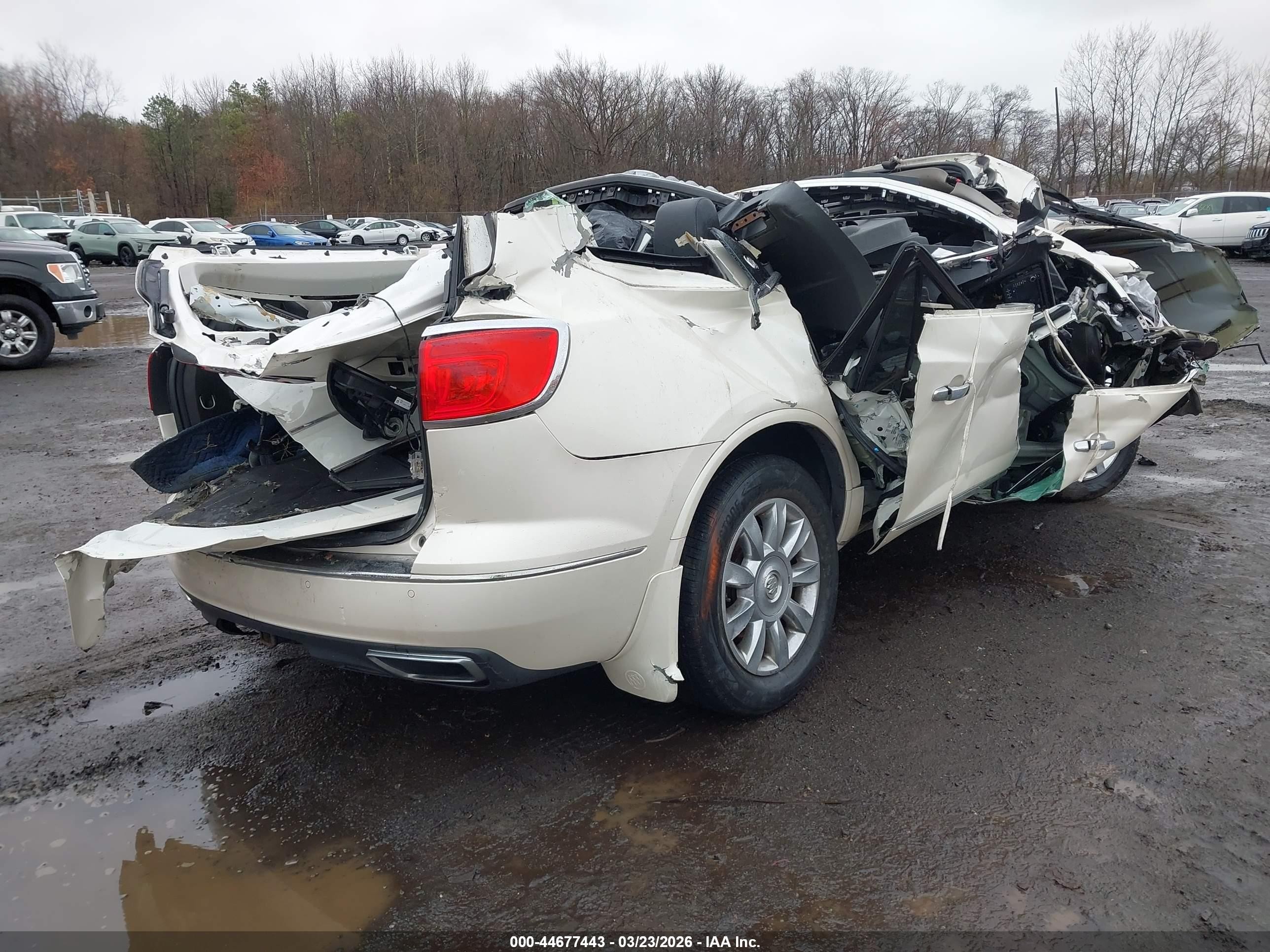 2015 Buick Enclave Premium White vin: 5GAKVCKD7FJ286767