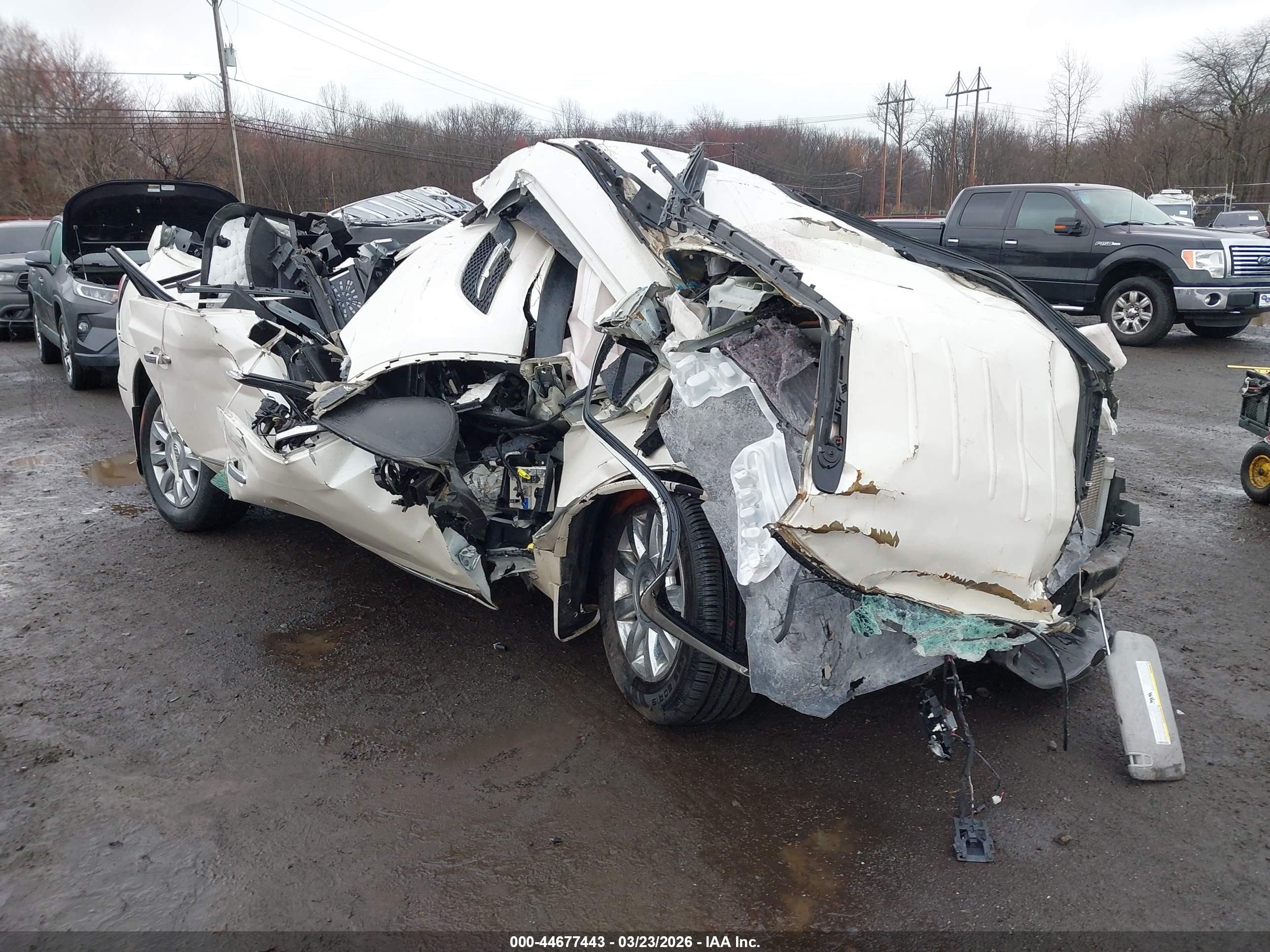 2015 Buick Enclave Premium White vin: 5GAKVCKD7FJ286767