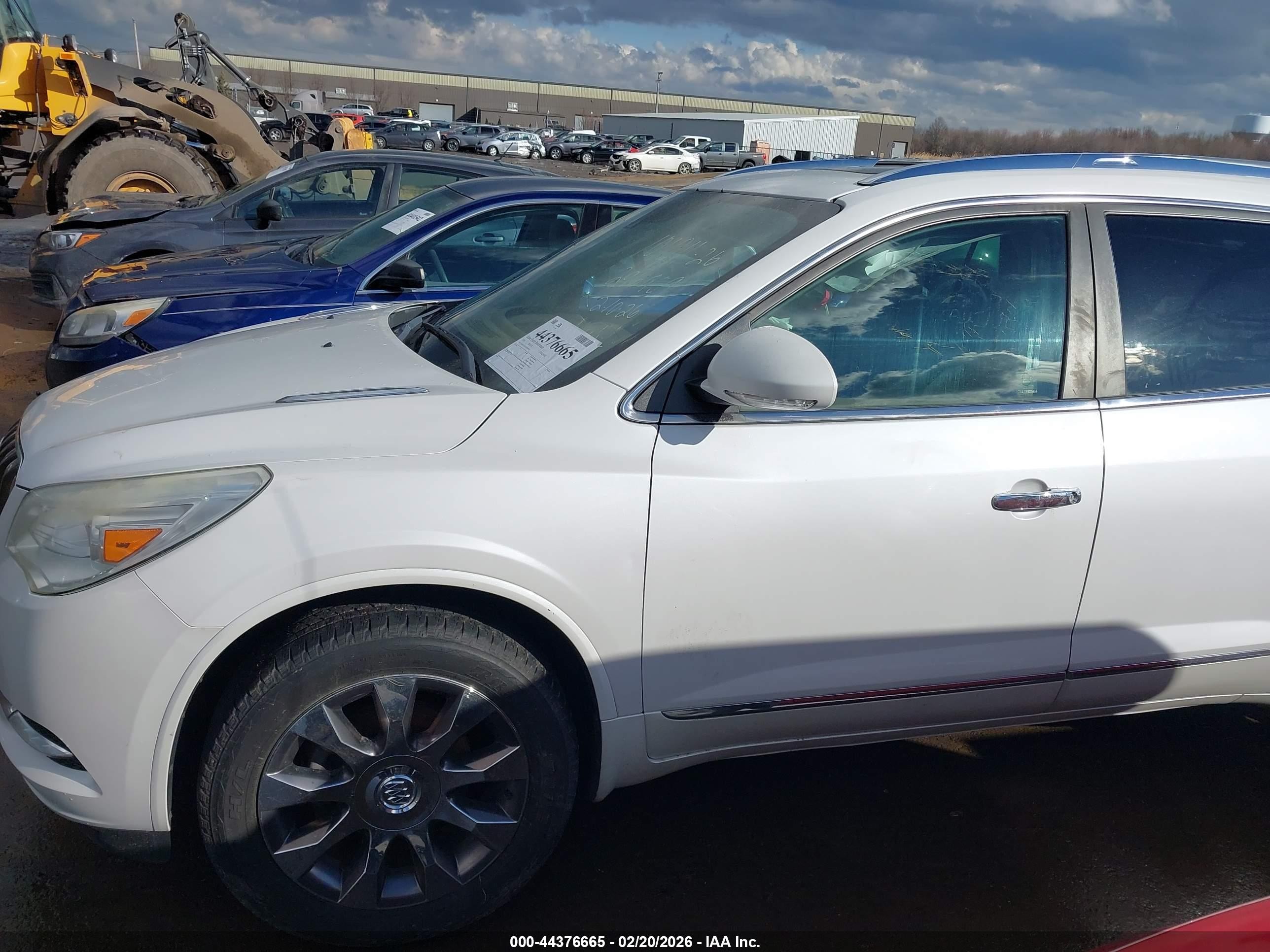 2016 Buick Enclave Premium White vin: 5GAKVCKD7GJ296989