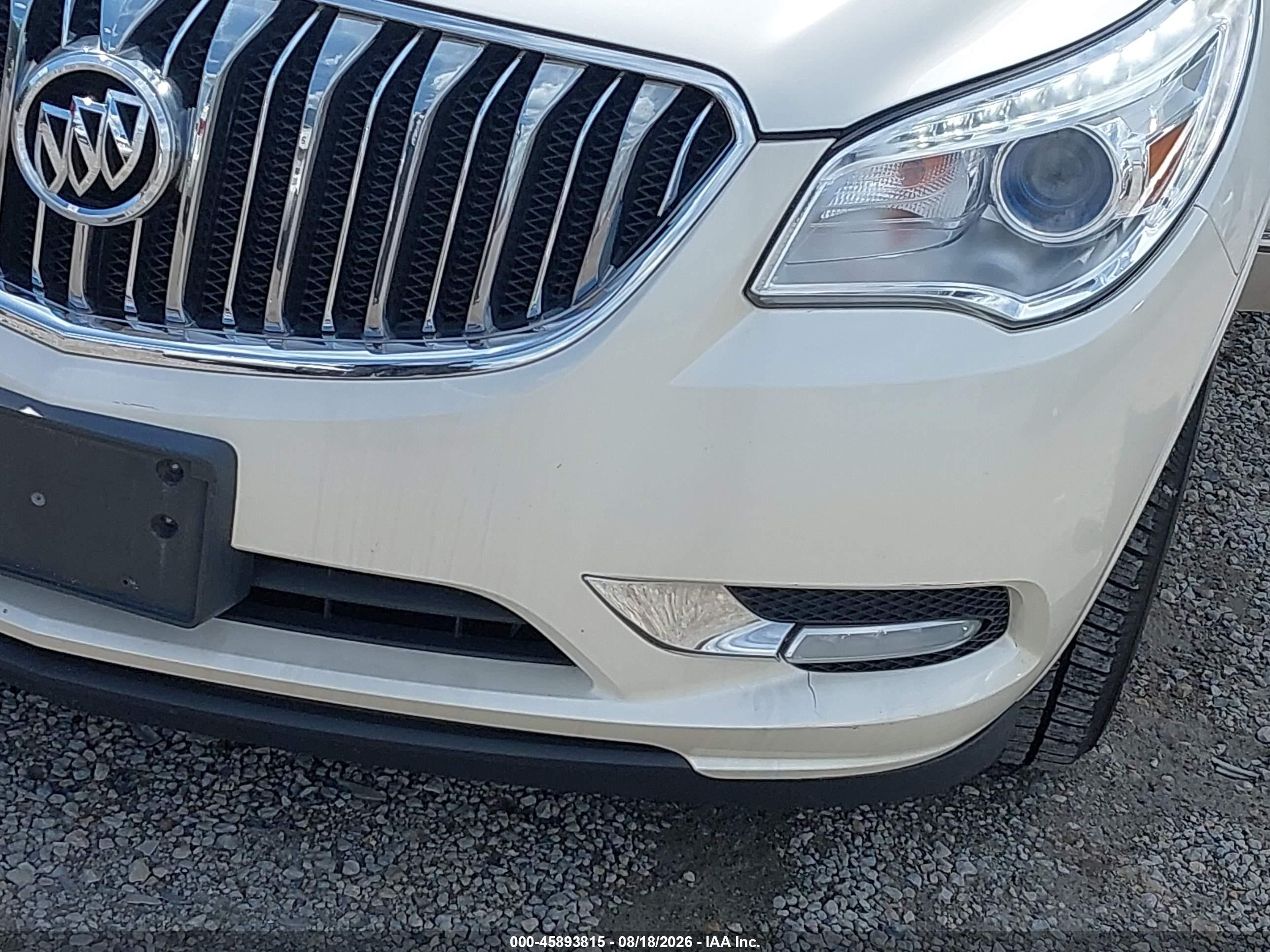 2013 Buick Enclave Leather White vin: 5GAKVCKD8DJ117628