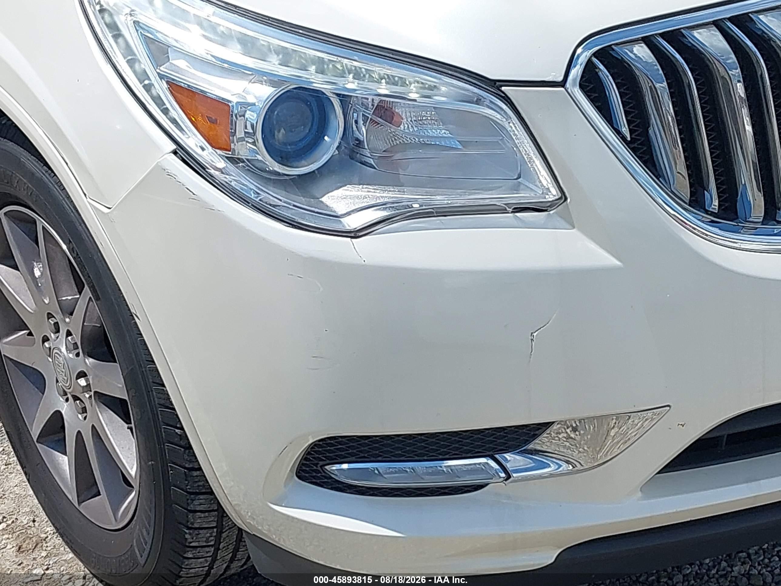 2013 Buick Enclave Leather White vin: 5GAKVCKD8DJ117628