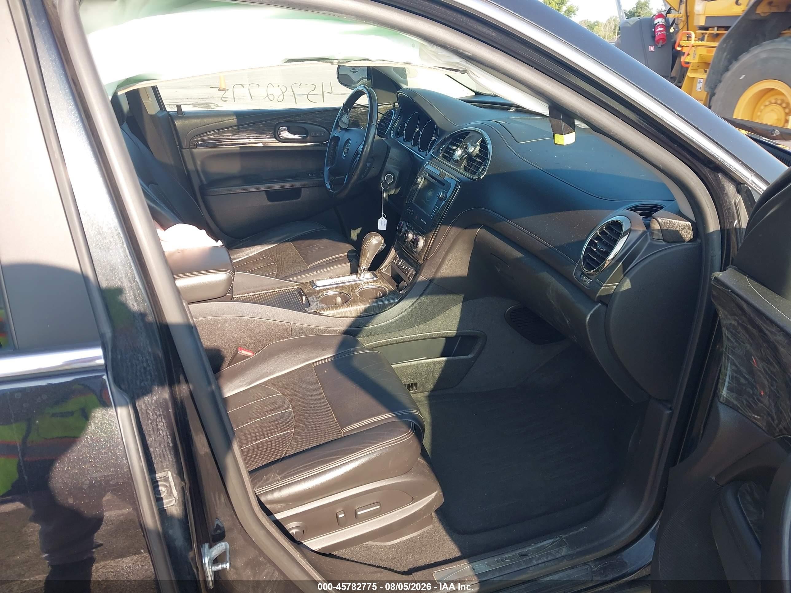 2013 Buick Enclave Leather Black vin: 5GAKVCKD8DJ250082