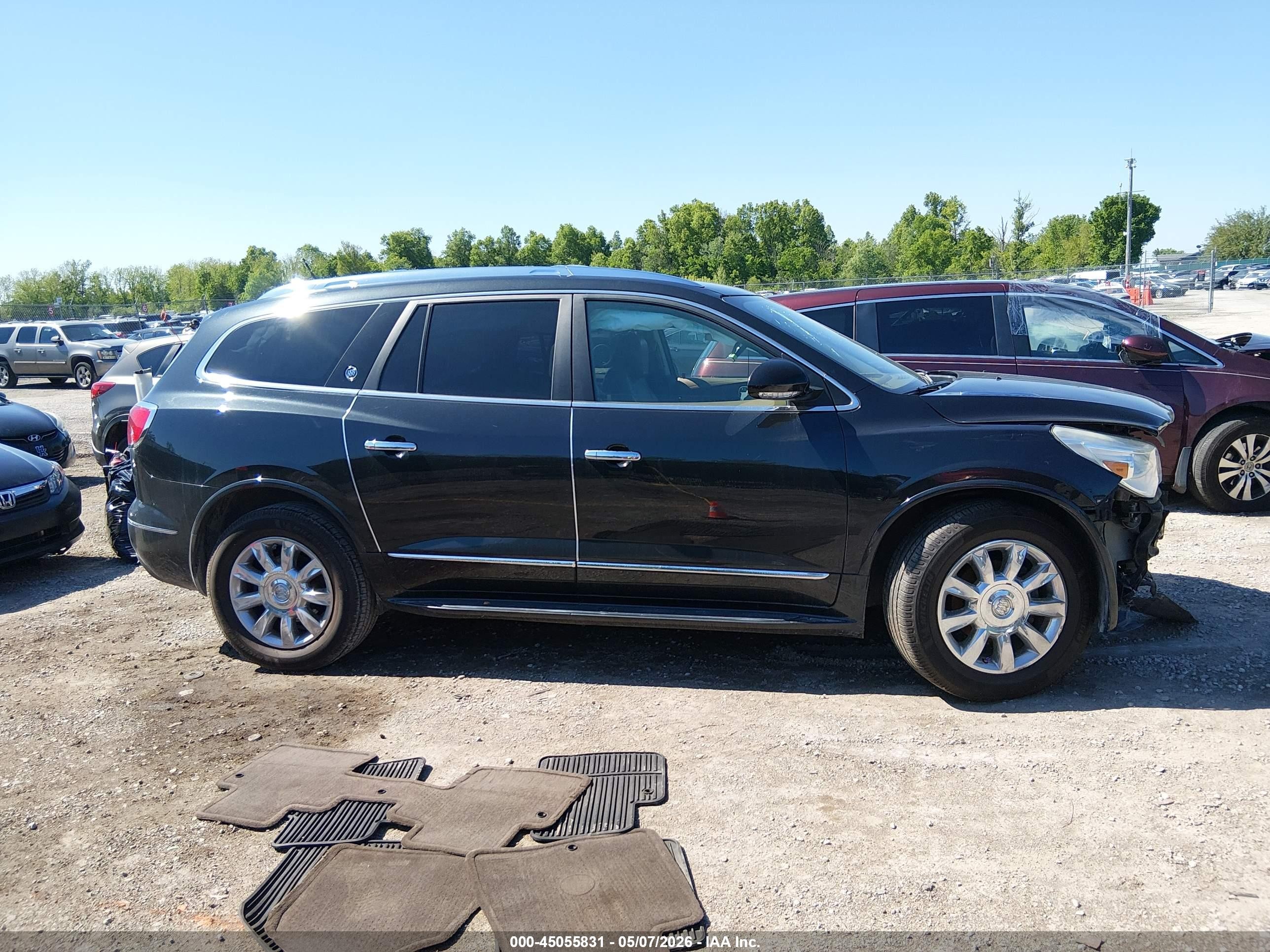 2014 Buick Enclave Premium Brown vin: 5GAKVCKD8EJ150730