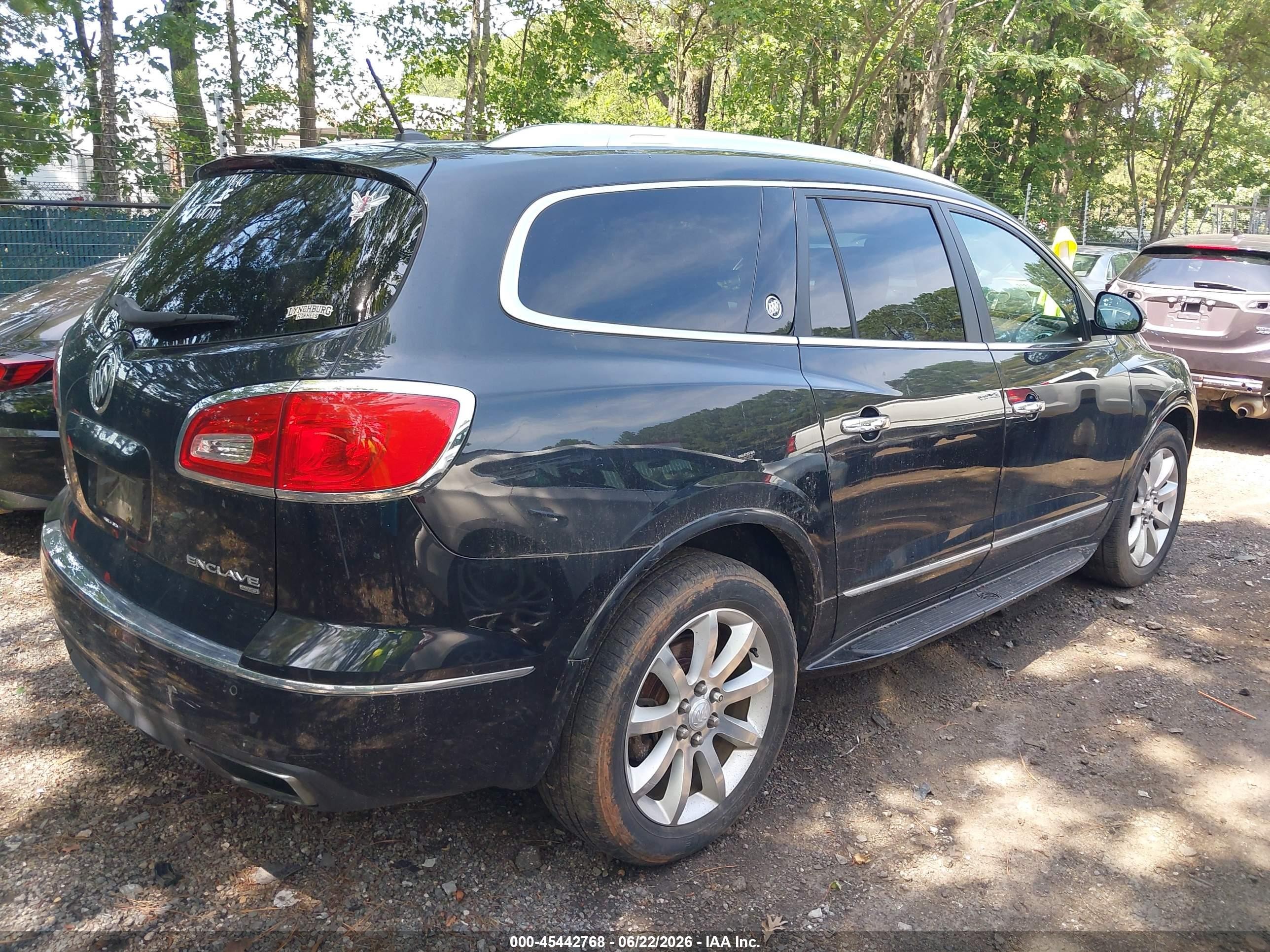 2014 Buick Enclave Premium Black vin: 5GAKVCKD8EJ186465