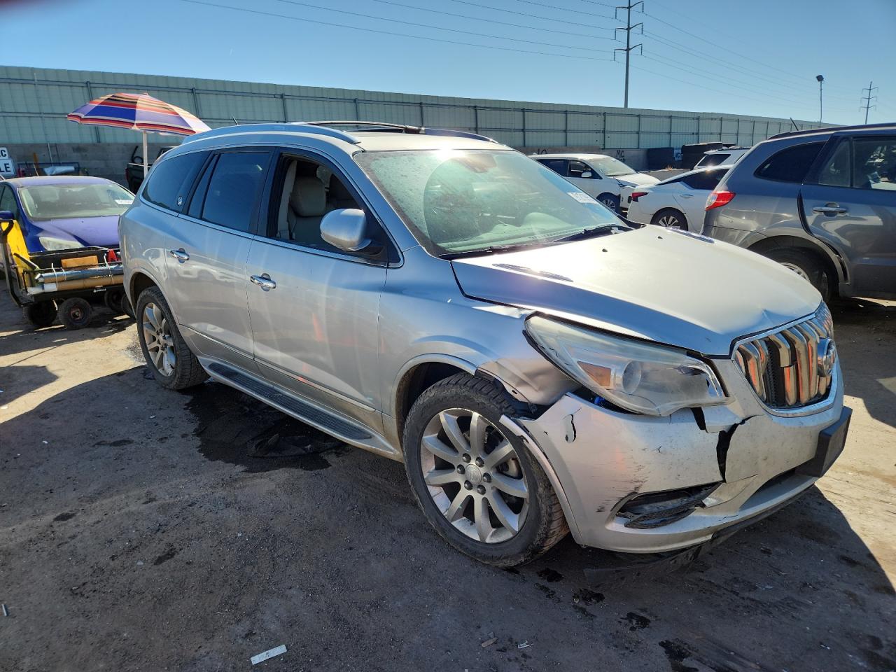 2014 Buick Enclave Silver vin: 5GAKVCKD8EJ252867