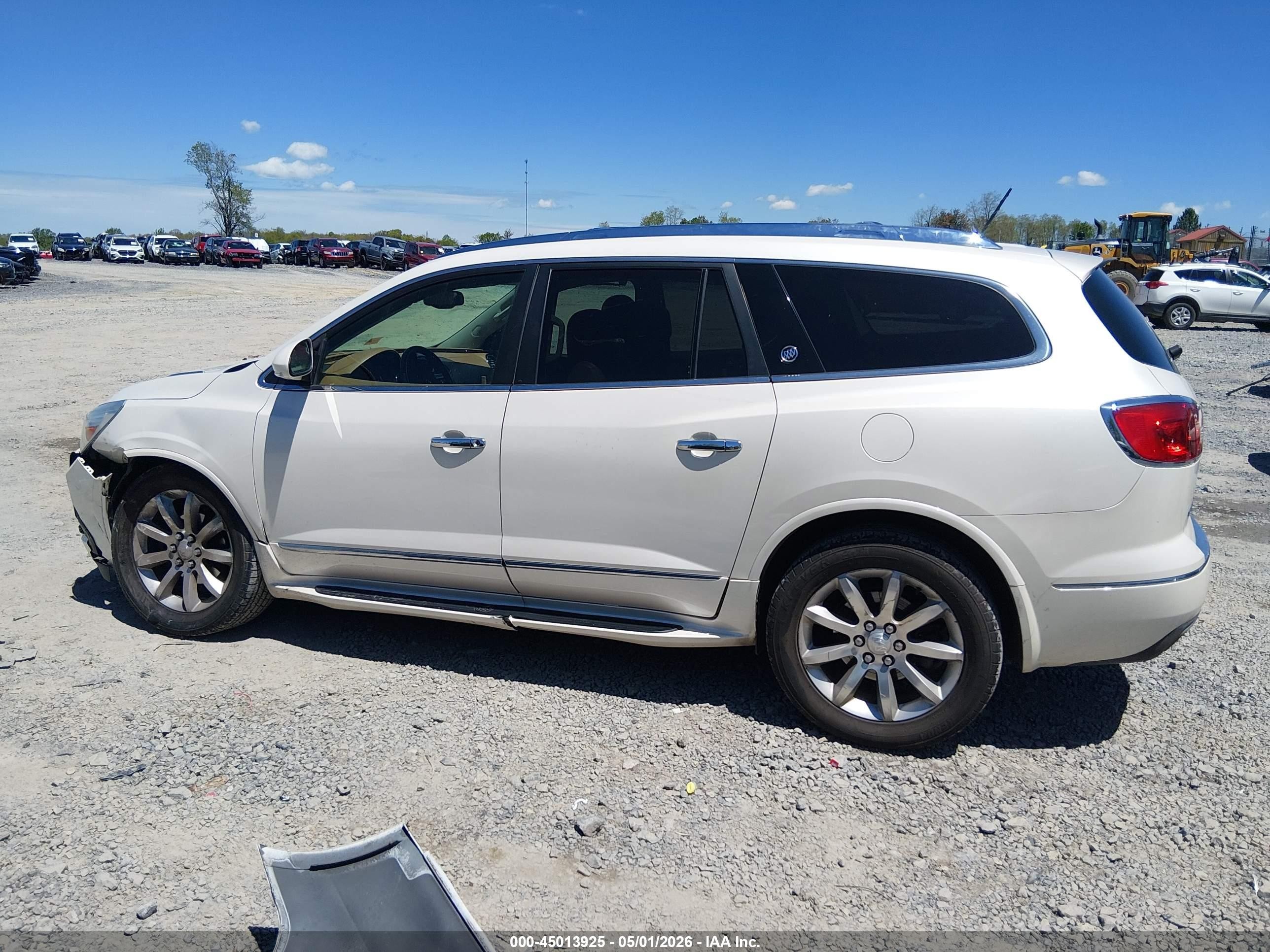 2014 Buick Enclave Premium White vin: 5GAKVCKD8EJ257812