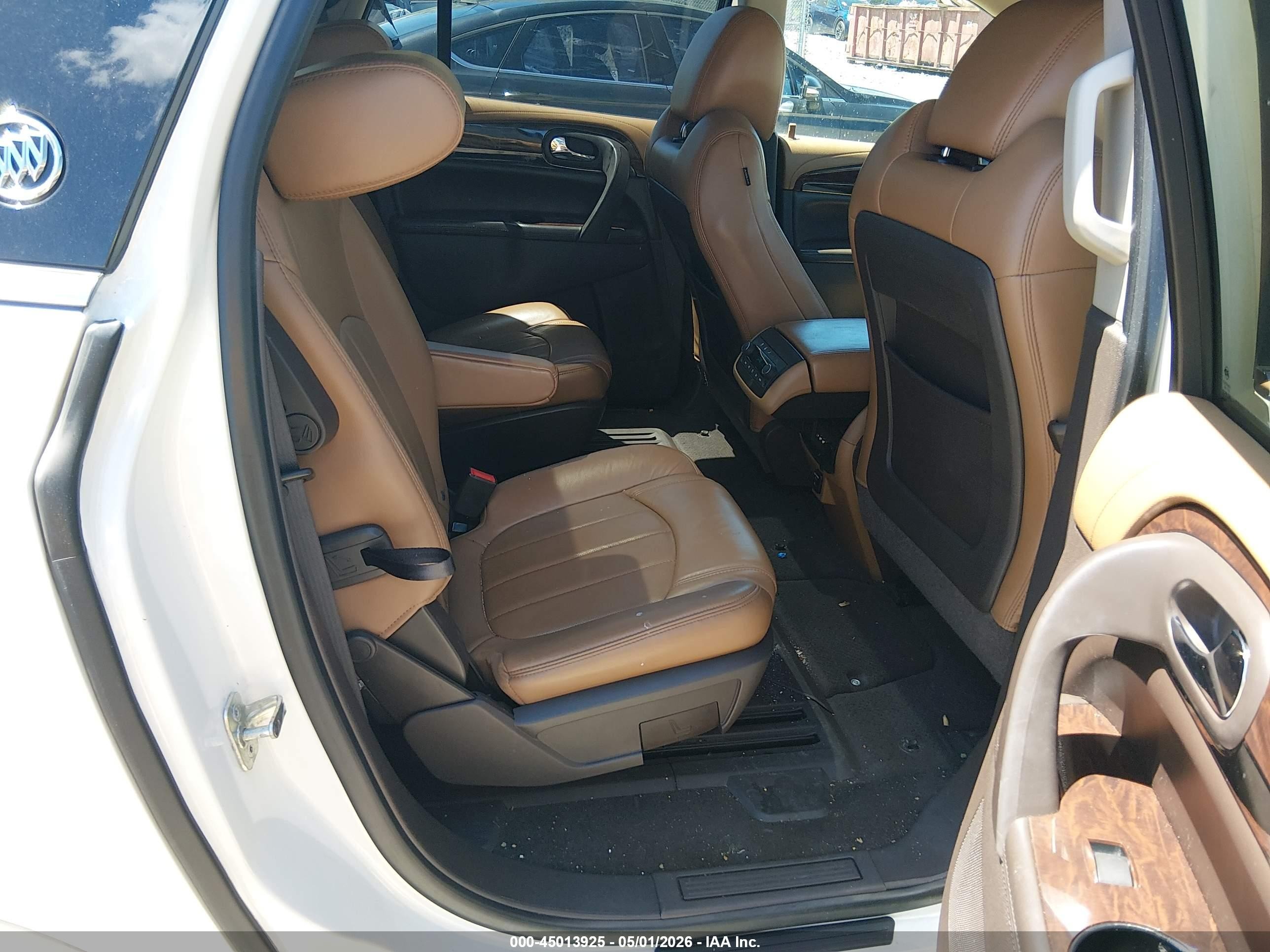 2014 Buick Enclave Premium White vin: 5GAKVCKD8EJ257812