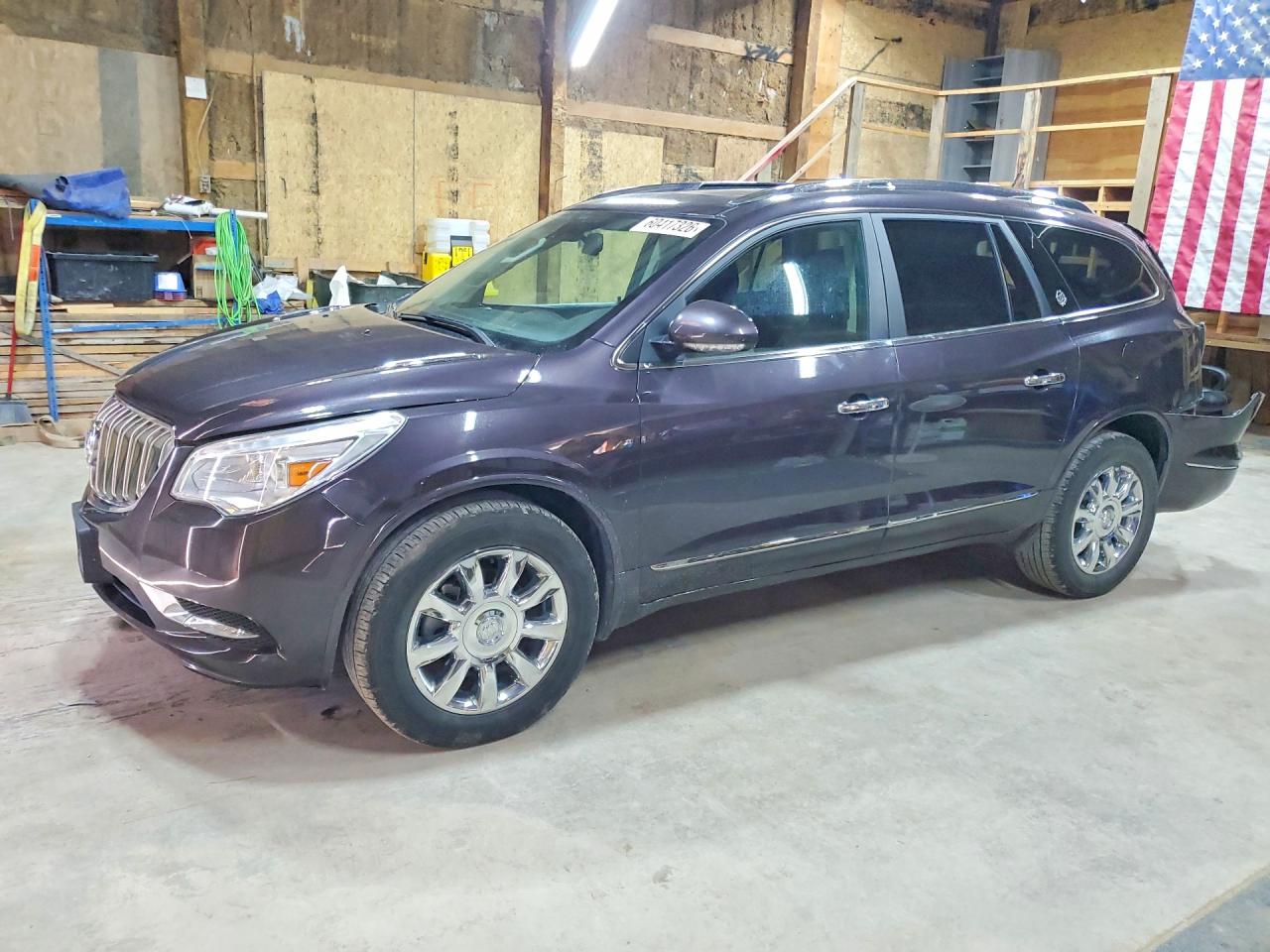 2015 Buick Enclave Black vin: 5GAKVCKD8FJ209681