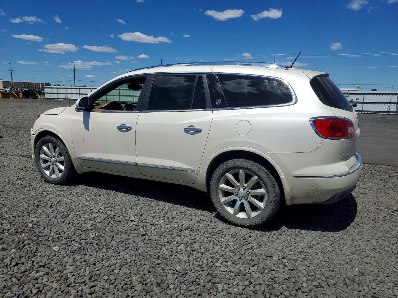 2015 Buick Enclave White vin: 5GAKVCKD8FJ256323