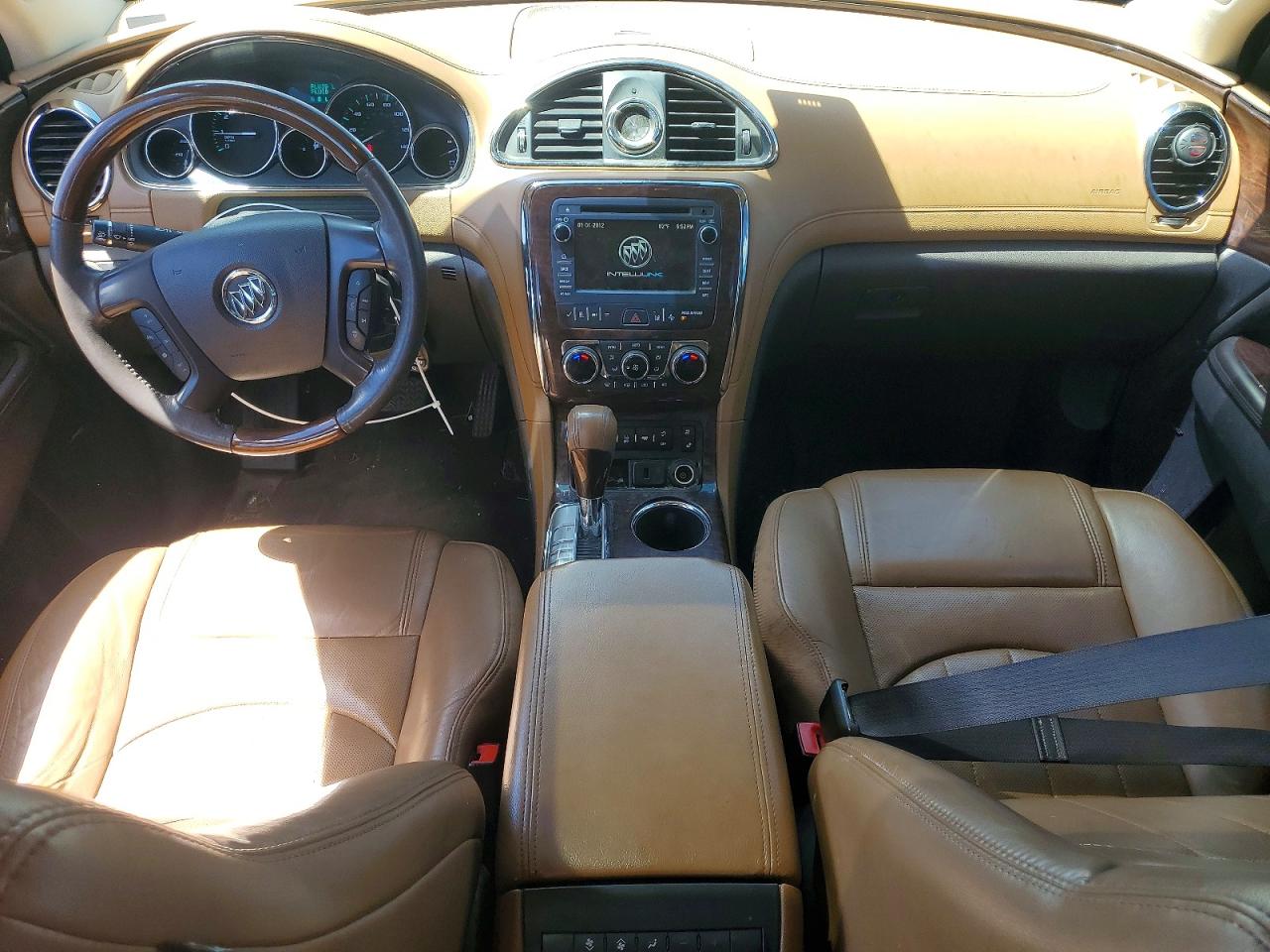 2015 Buick Enclave White vin: 5GAKVCKD8FJ256323