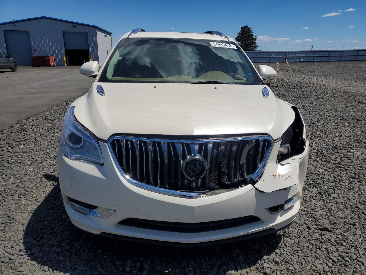 2015 Buick Enclave White vin: 5GAKVCKD8FJ256323