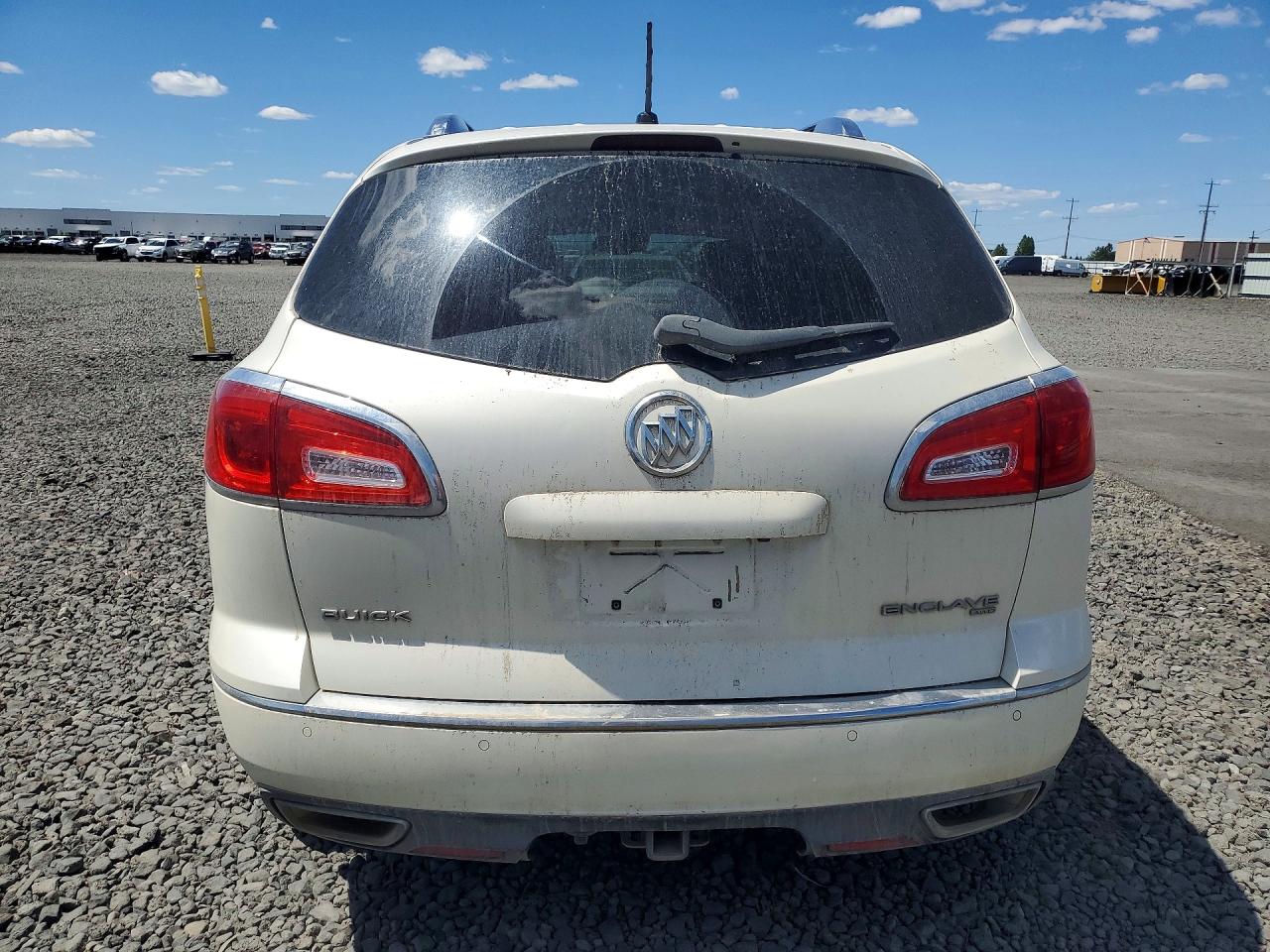 2015 Buick Enclave White vin: 5GAKVCKD8FJ256323