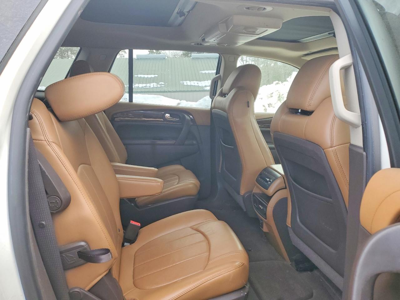2015 Buick Enclave White vin: 5GAKVCKD8FJ294859