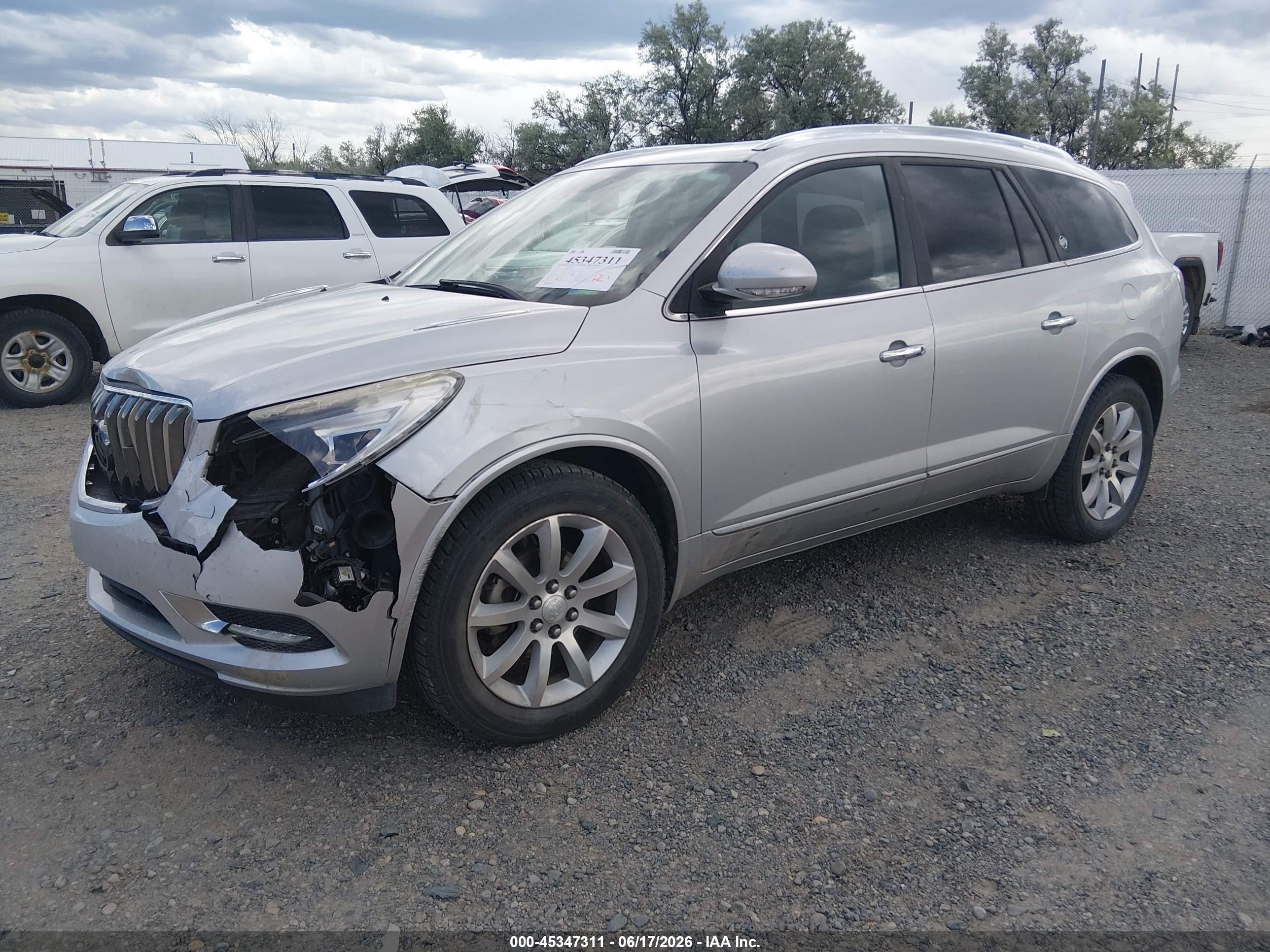 2015 Buick Enclave Premium Silver vin: 5GAKVCKD8FJ353313