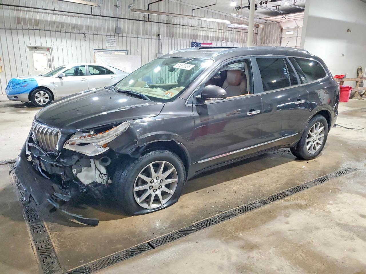 2013 Buick Enclave Gray vin: 5GAKVCKD9DJ109926