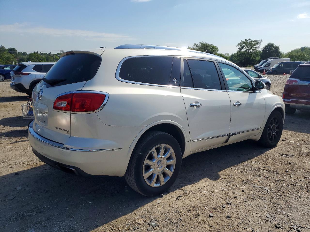 2014 Buick Enclave Белый vin: 5GAKVCKD9EJ306922