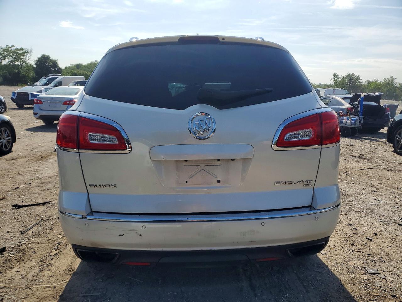 2014 Buick Enclave Белый vin: 5GAKVCKD9EJ306922