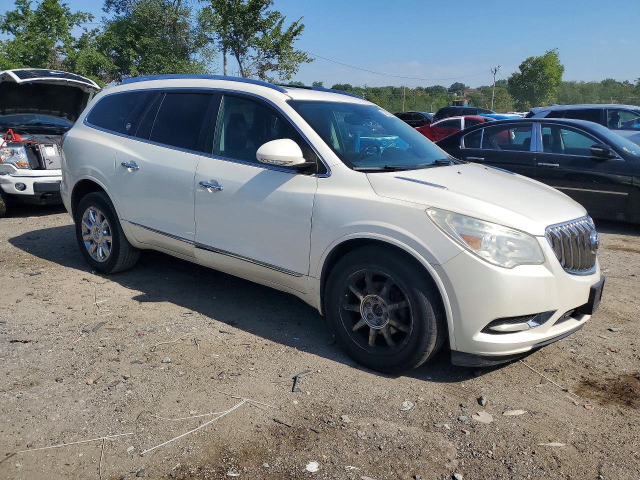 2014 Buick Enclave Белый vin: 5GAKVCKD9EJ306922
