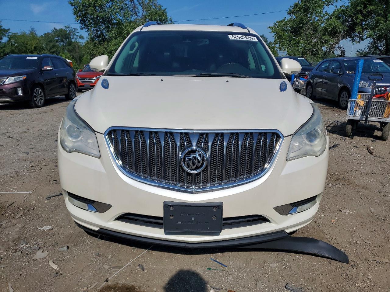 2014 Buick Enclave Белый vin: 5GAKVCKD9EJ306922