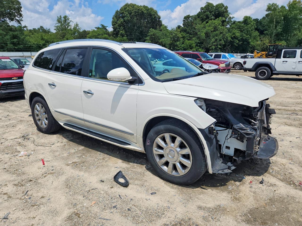 2015 Buick Enclave Белый vin: 5GAKVCKD9FJ137163