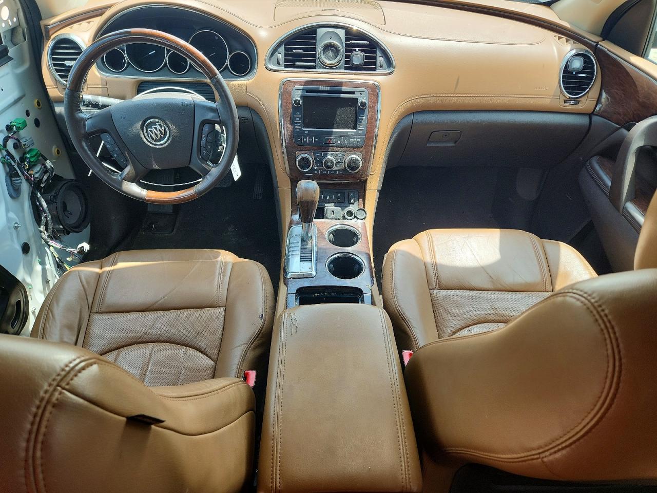 2015 Buick Enclave Белый vin: 5GAKVCKD9FJ137163