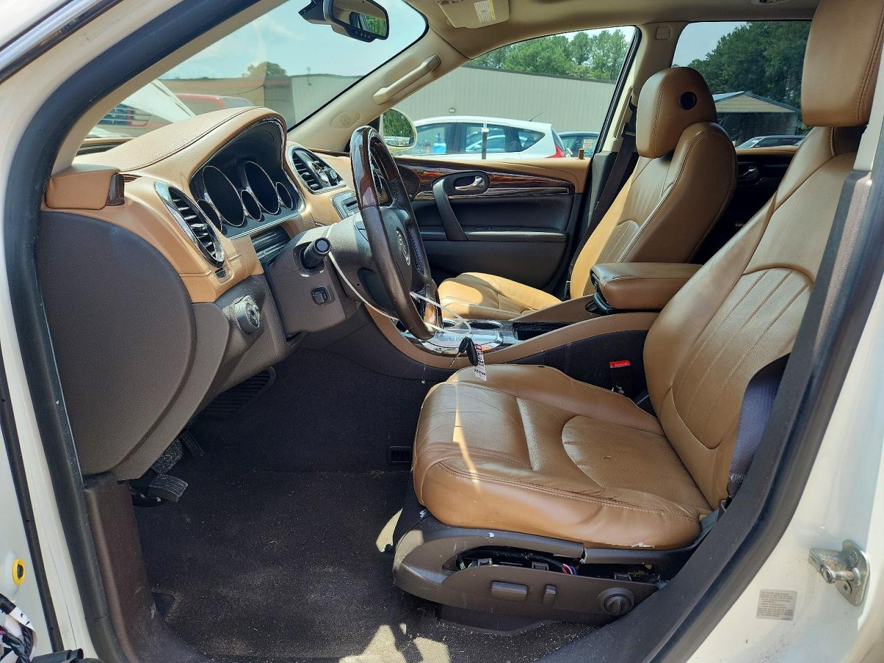 2015 Buick Enclave Белый vin: 5GAKVCKD9FJ137163