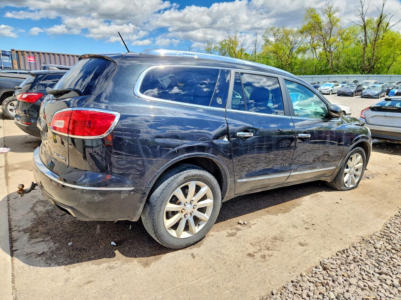 2015 Buick Enclave Black vin: 5GAKVCKD9FJ168705