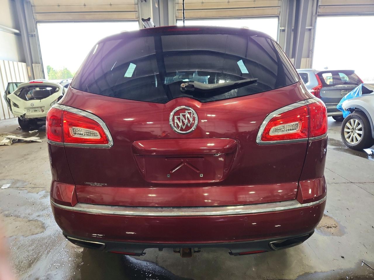 2015 Buick Enclave Maroon vin: 5GAKVCKD9FJ178523