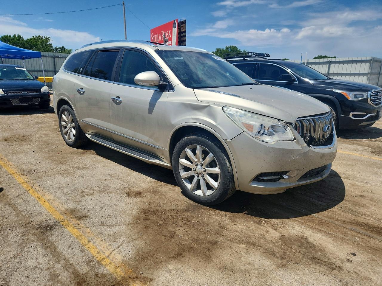 2015 Buick Enclave Gold vin: 5GAKVCKD9FJ185620