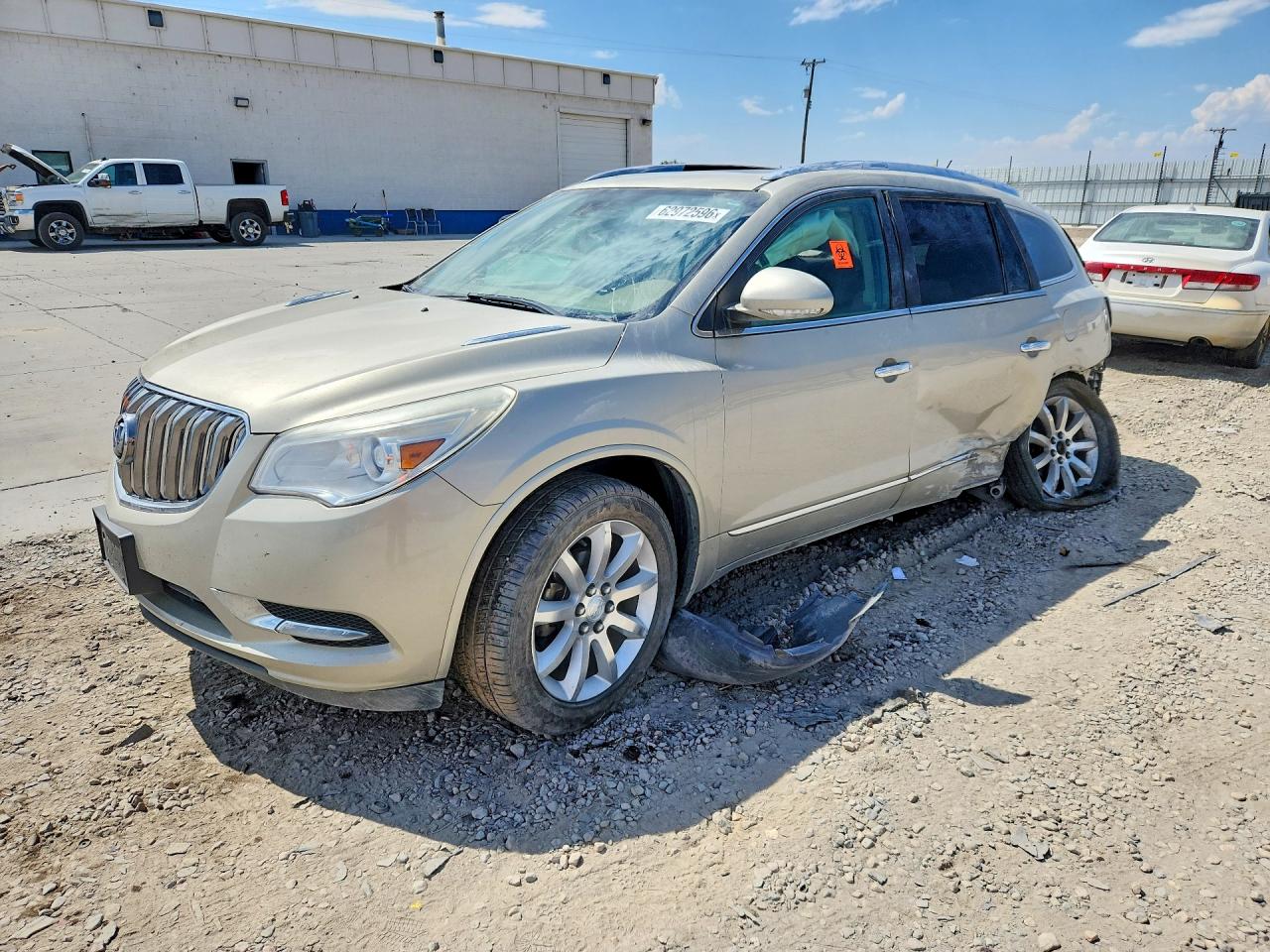 2015 Buick Enclave Beige vin: 5GAKVCKD9FJ193569
