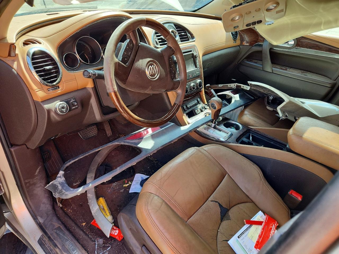 2015 Buick Enclave Beige vin: 5GAKVCKD9FJ193569