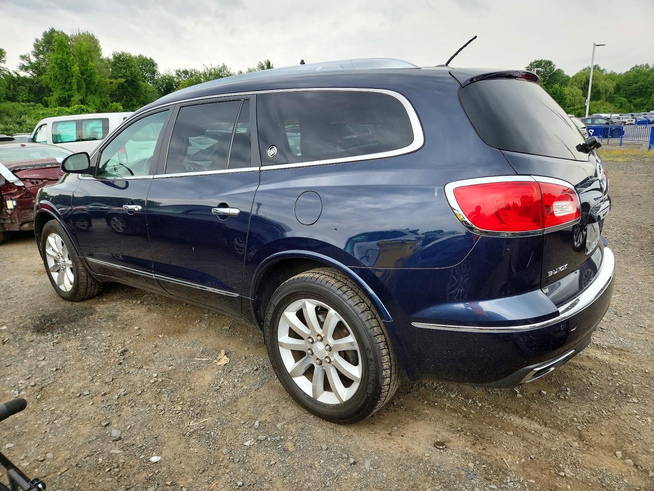 2015 Buick Enclave Синий vin: 5GAKVCKD9FJ212718