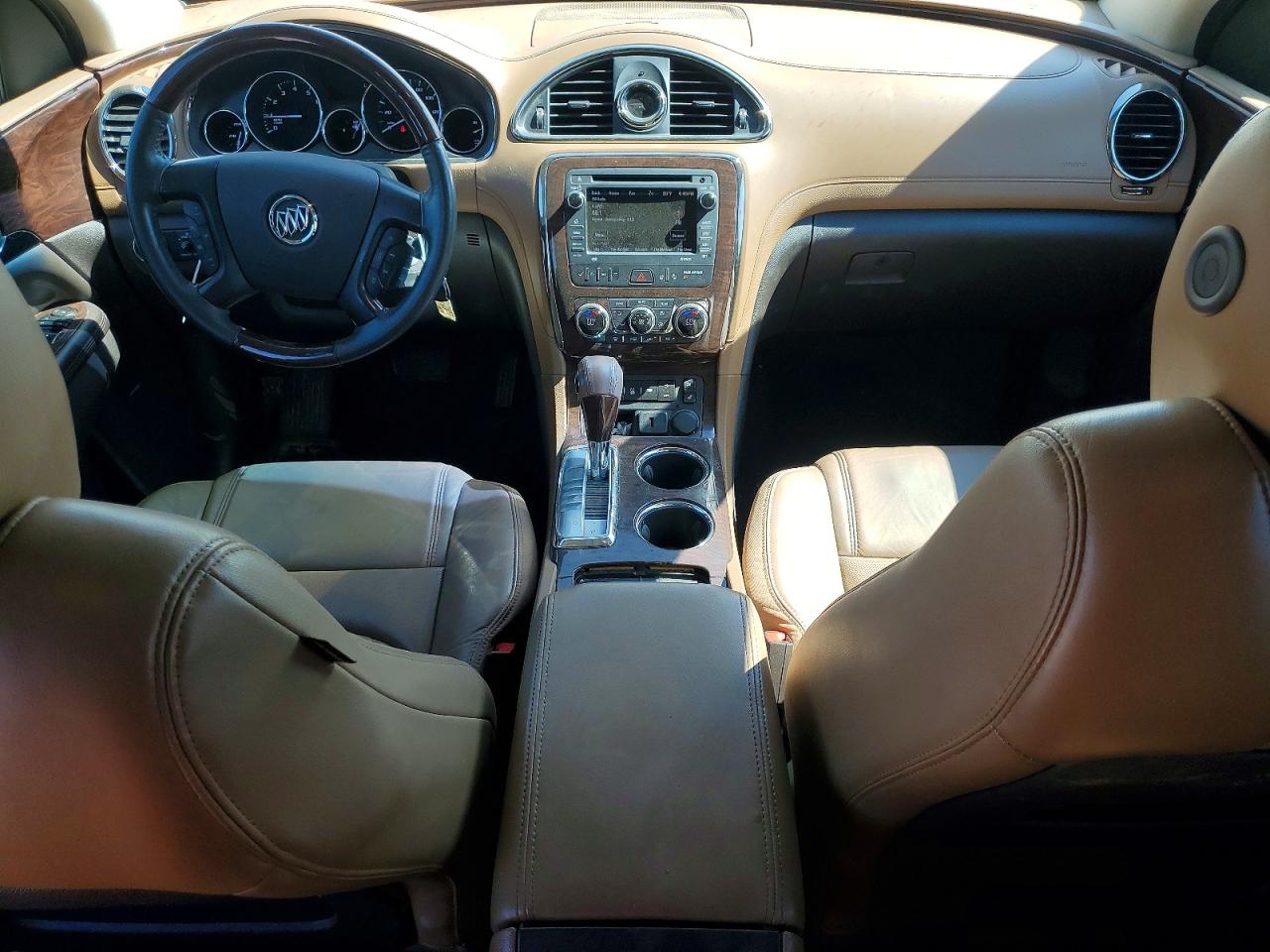 2015 Buick Enclave White vin: 5GAKVCKD9FJ219880