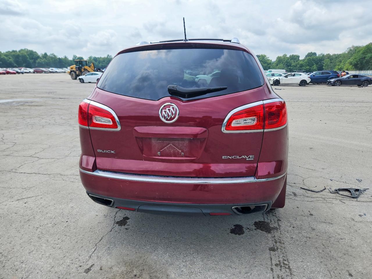 2015 Buick Enclave Burgundy vin: 5GAKVCKD9FJ223136