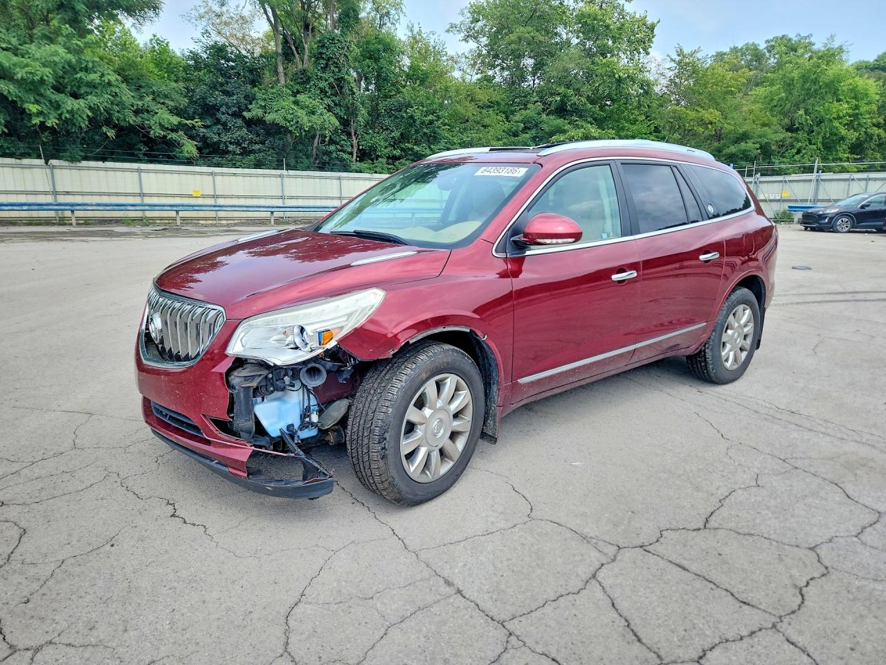 2015 Buick Enclave Burgundy vin: 5GAKVCKD9FJ223136
